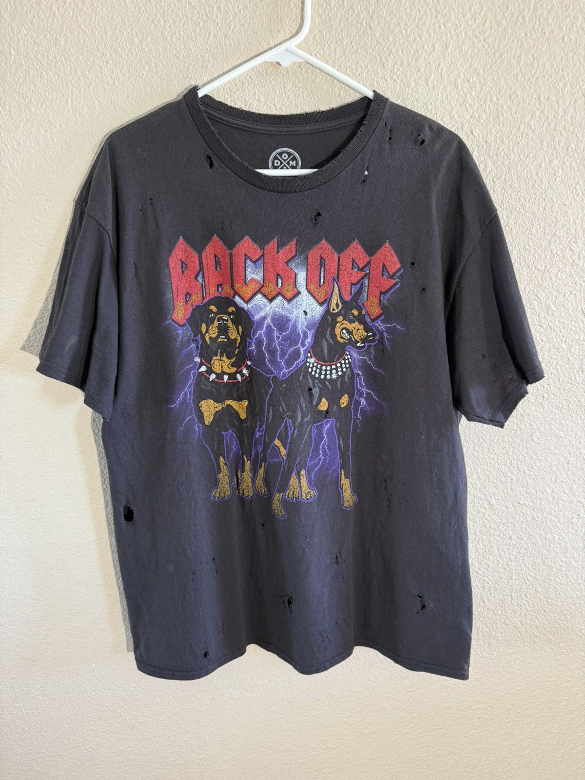 Vintage Distressed dogs t shirt Size US XL / EU 56 / 4 - 1 Thumbnail