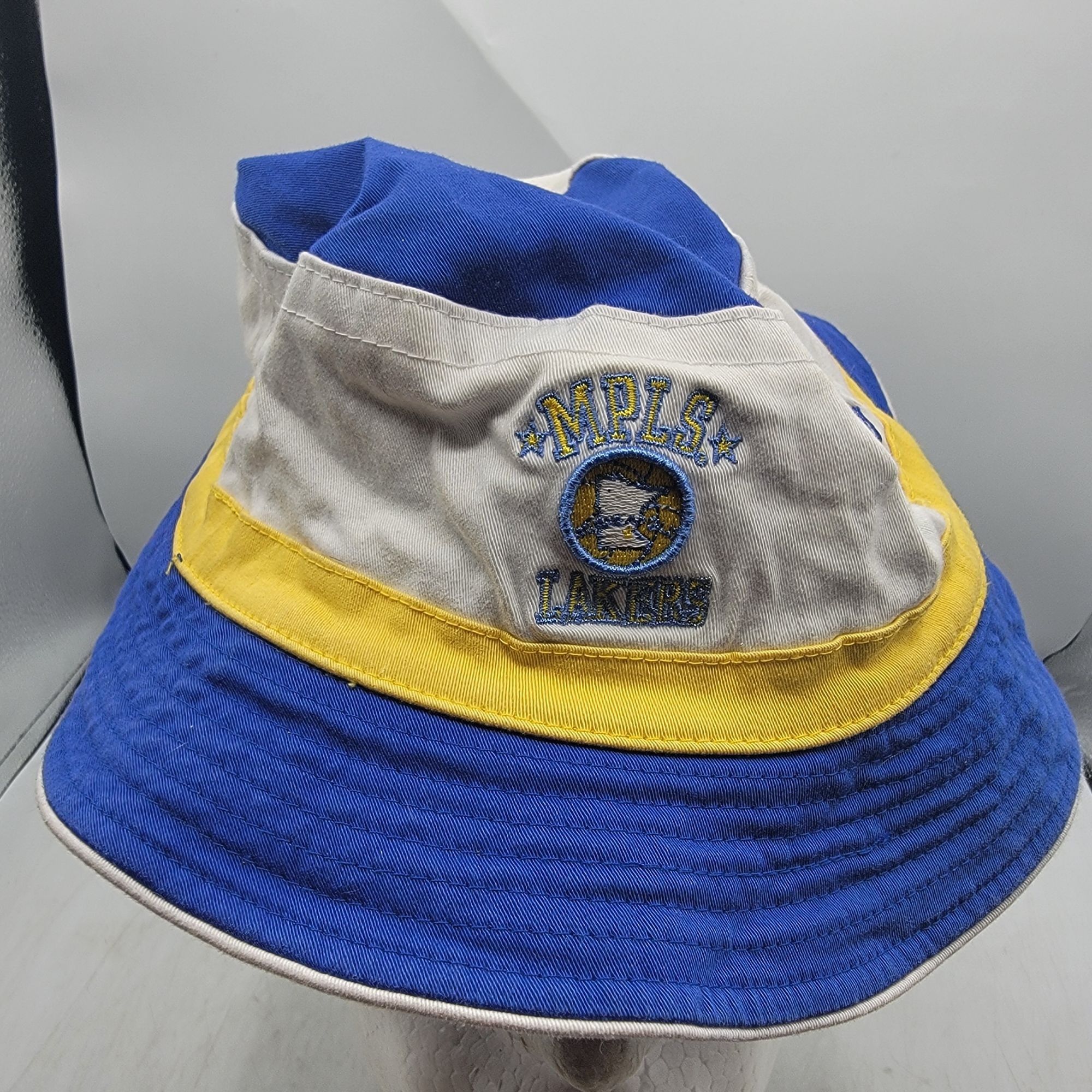 New Era Los Angeles MPLS Lakers Bucket Cap New Era Hardwood Classics Size ONE SIZE - 1 Thumbnail