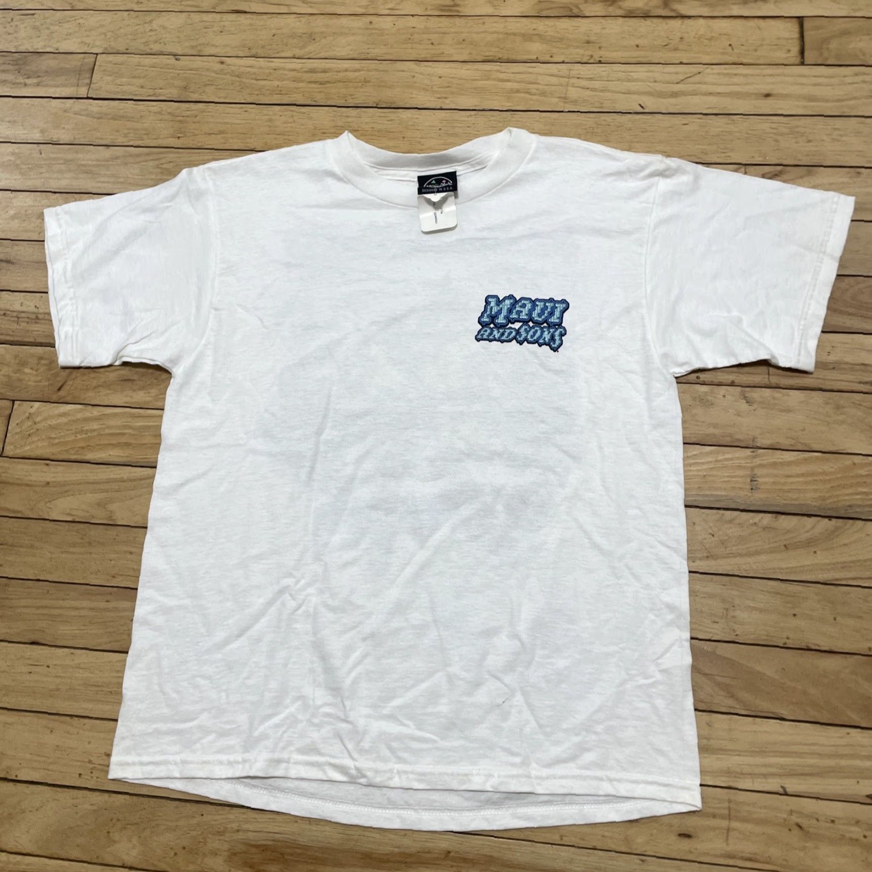 Logo 7 Maui and Sons T Shirt Men M Sharkman Logo Boys NEW Size US L / EU 52-54 / 3 - 7 Thumbnail