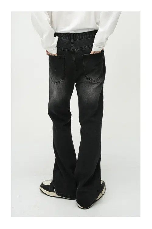 Other Men's loose distressed washed flared jeans Size US 32 / EU 48 - 5 Thumbnail