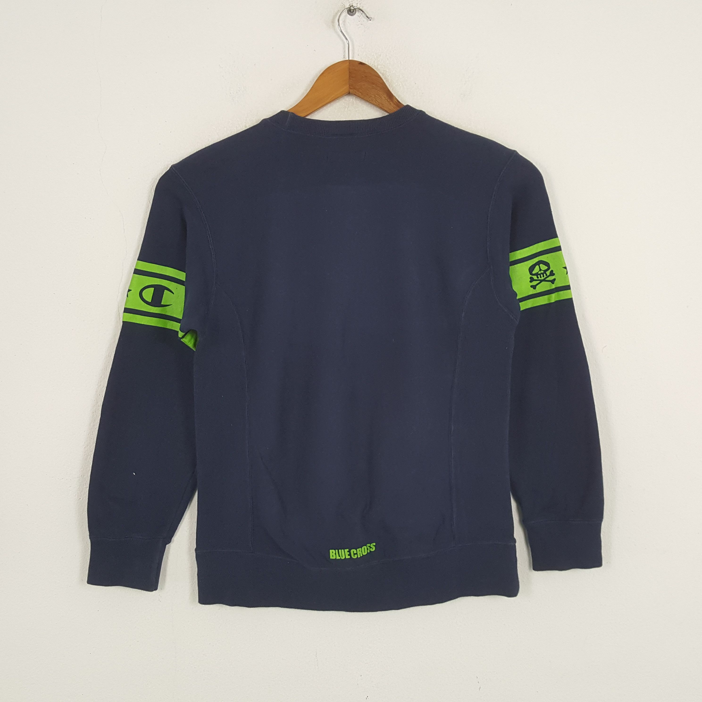 Champion × Vintage Vintage CHAMPION X BLUE CROSS Sportswear Sweatshirt Size US S / EU 44-46 / 1 - 3 Thumbnail