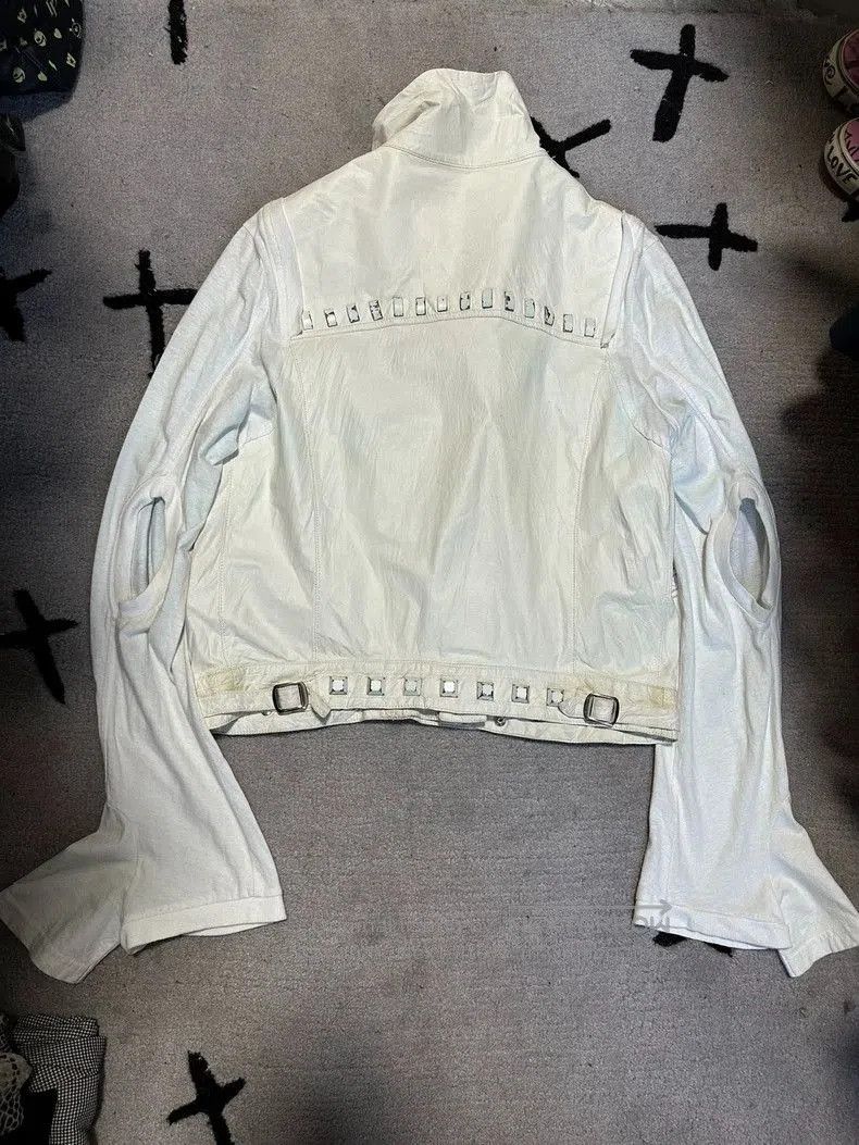 Undercover Rare Undercover White Leather Jacket XL. Size US XL / EU 56 / 4 - 5 Thumbnail