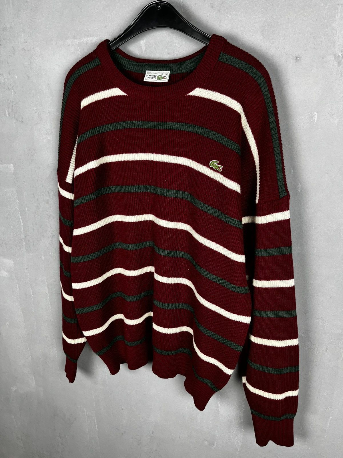 Lacoste Lacoste knit sweater vintage 90s made france 🇫🇷 Size US XL / EU 56 / 4 - 1 Thumbnail