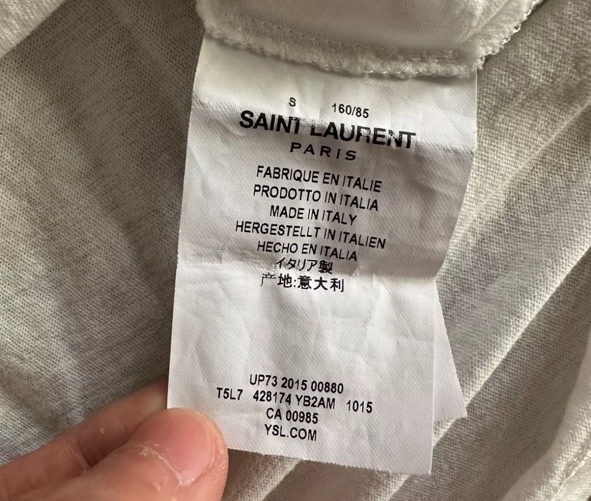 Saint Laurent Paris × Yves Saint Laurent Saint Laurent SLP 15SS White Tiger Short sleeved T-shirt Size US S / EU 44-46 / 1 - 5 Thumbnail
