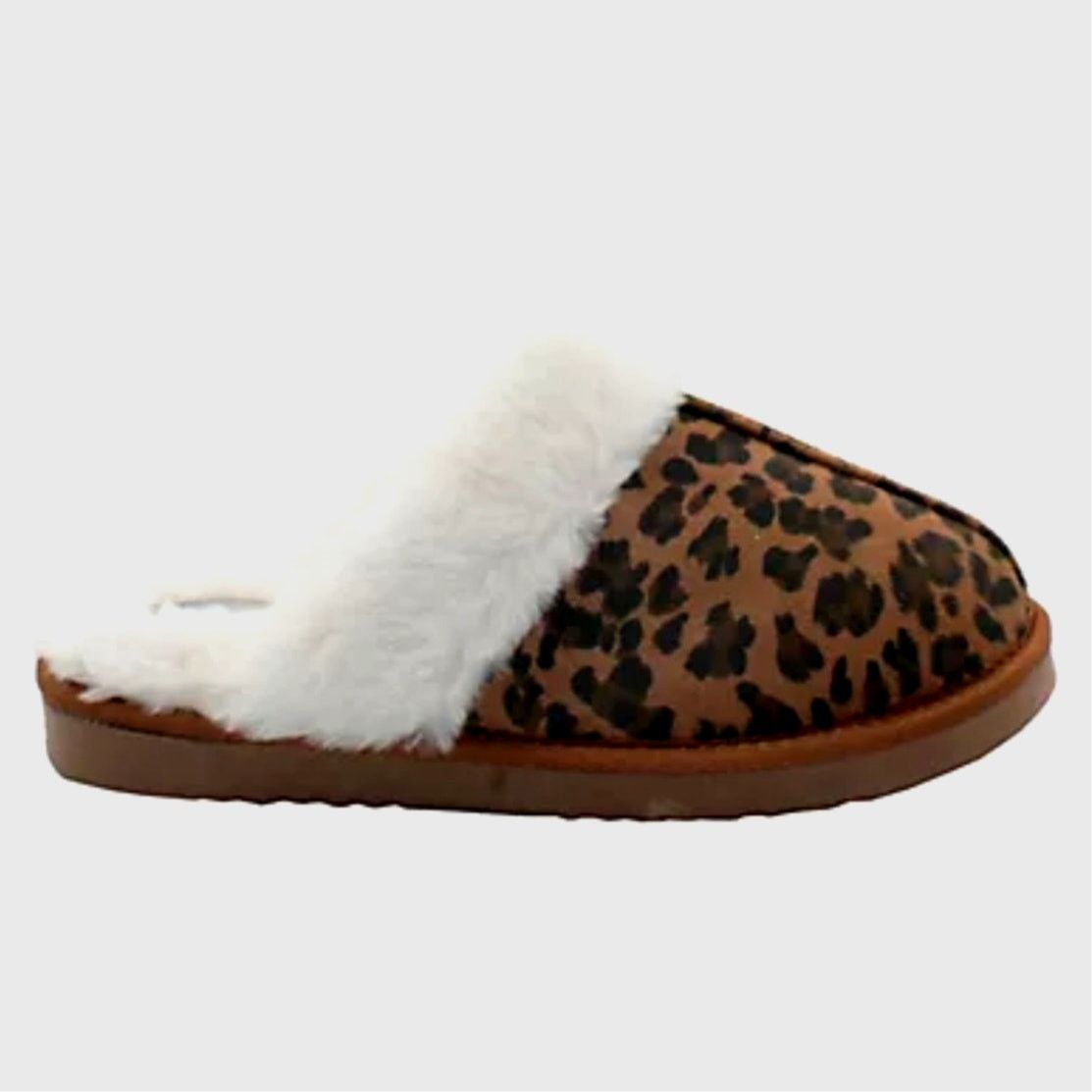Other Volatile Microsuede Faux Shearling Slipper Leopard Fluff 9 Size US 9 / IT 39 - 2 Thumbnail