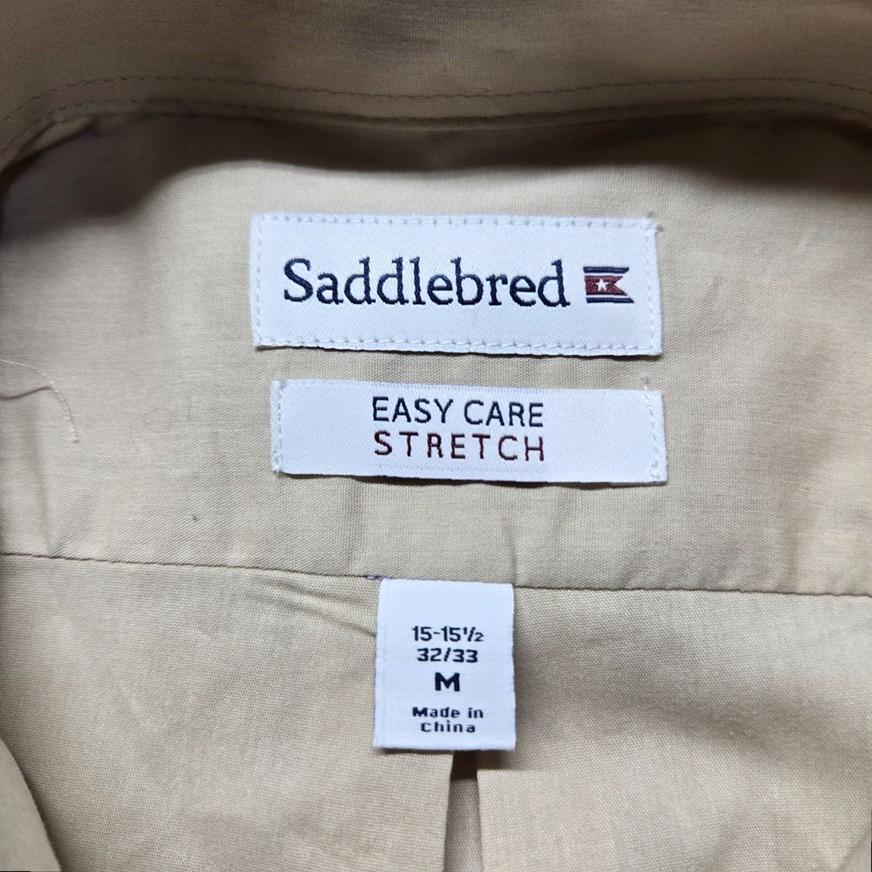 Vintage Saddlebred Shirt Mens Adult Size 15.5 Brown Button-Up Long Sleeve Cotton Classic Size US L / EU 52-54 / 3 - 3 Thumbnail