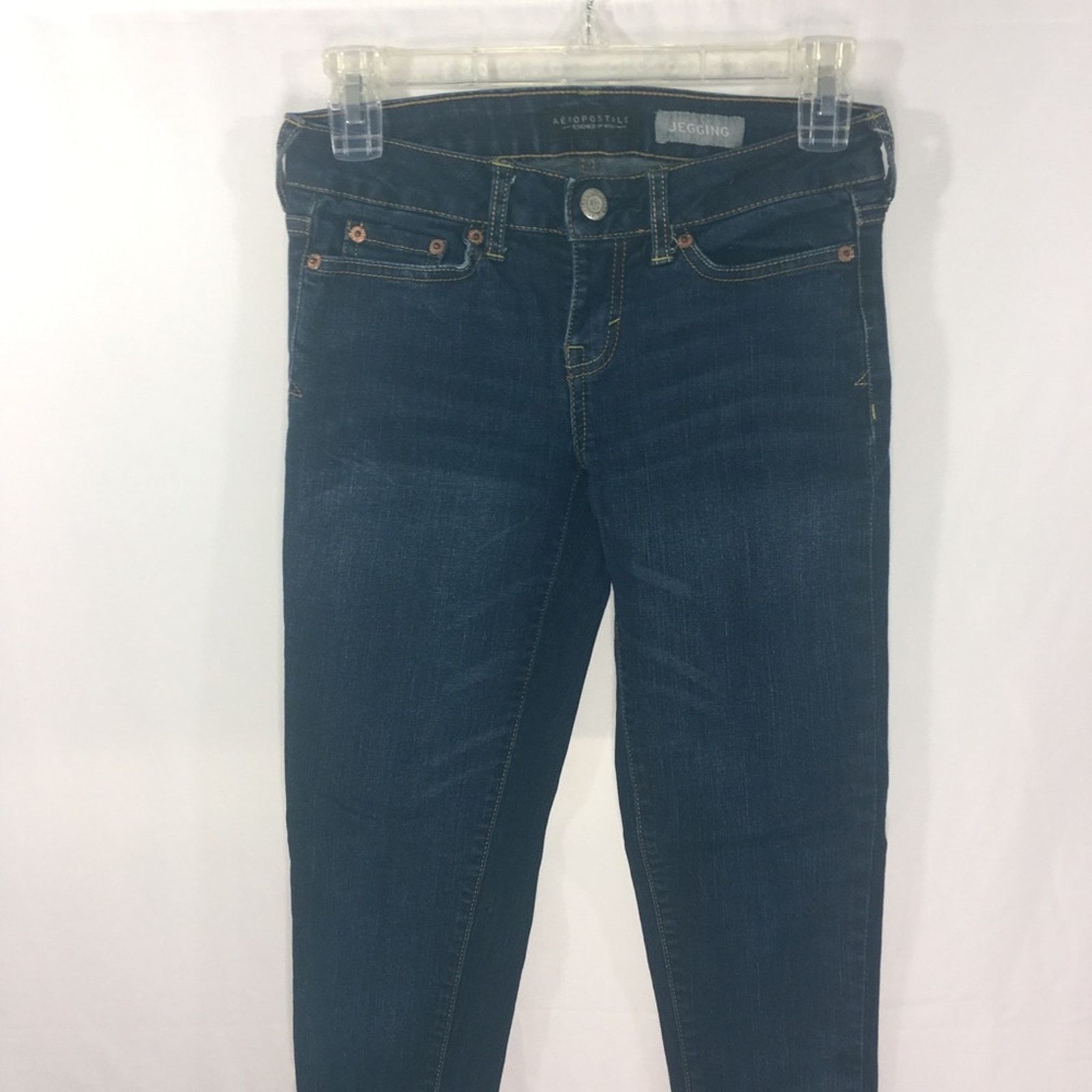 Aeropostale Aeropostale Jeggings Women's Medium Wash Size 00 Short Size 24" / US 00 / IT 34 - 5 Thumbnail