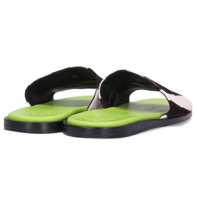 Chrome Hearts 43 Chrome Hearts Zebra Haraco Cross Patch slipper sandal Size US 10 / EU 43 - 2 Thumbnail