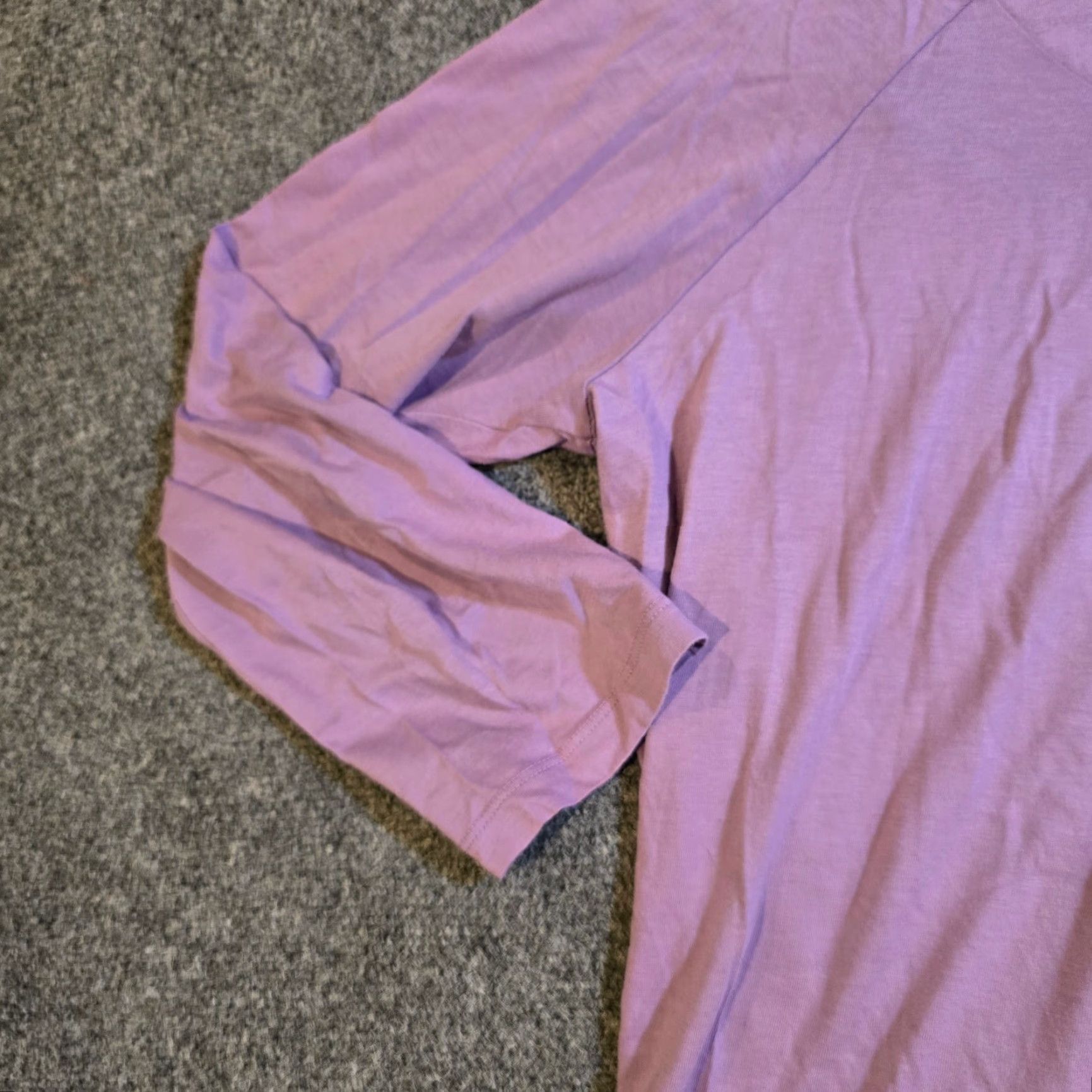 Talbots Talbots Top Womens 1X Purple Pima Cotton Long Sleeve Round Neck Casual Layer Blouse Shirt Knit Modern Classic Womens 1X Purple Talbots Shirt Size XL / US 12-14 / IT 48-50 - 4 Thumbnail