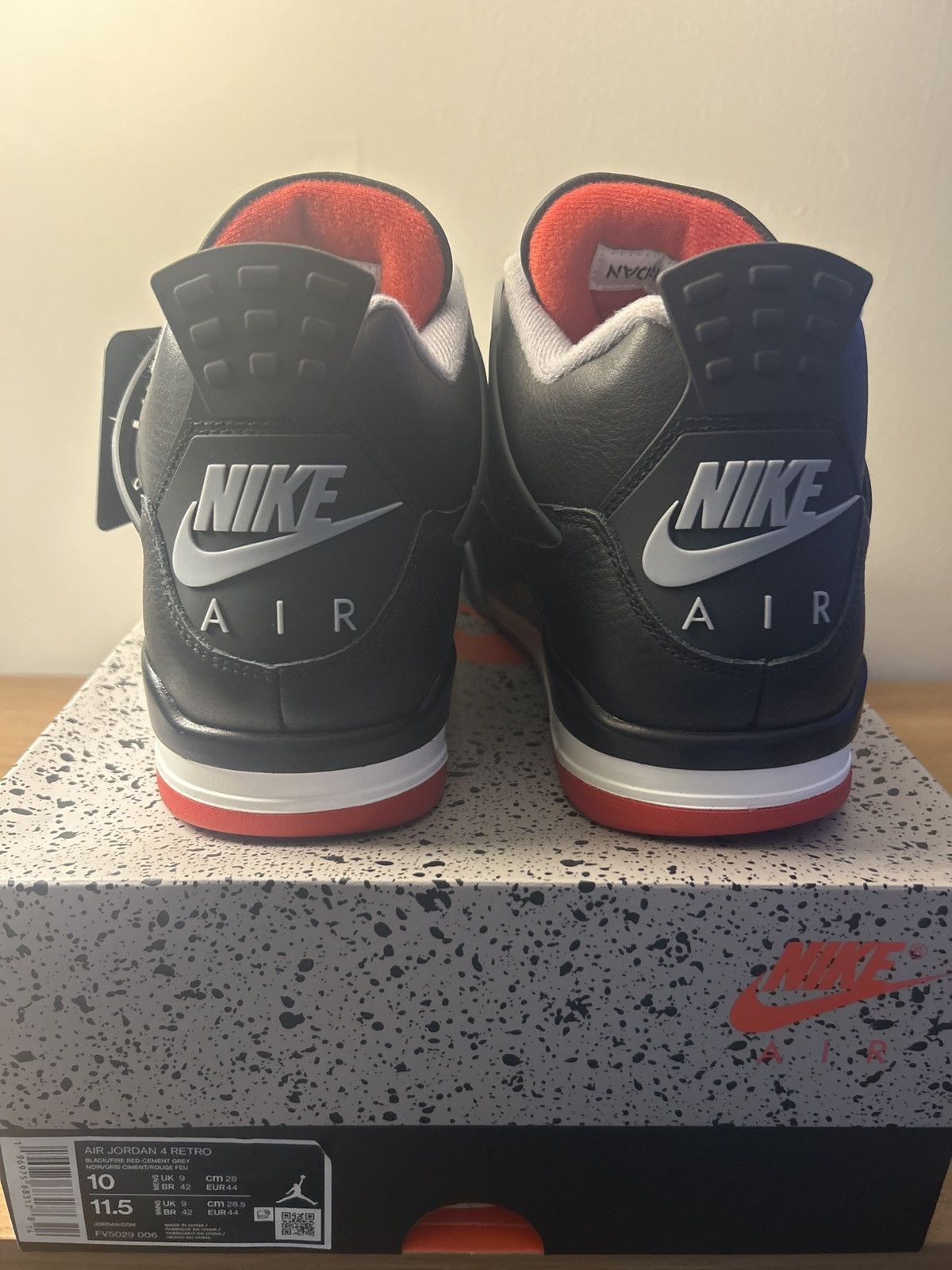 Jordan Brand Jordan 4 bred reimagined Size US 10 / EU 43 - 5 Thumbnail