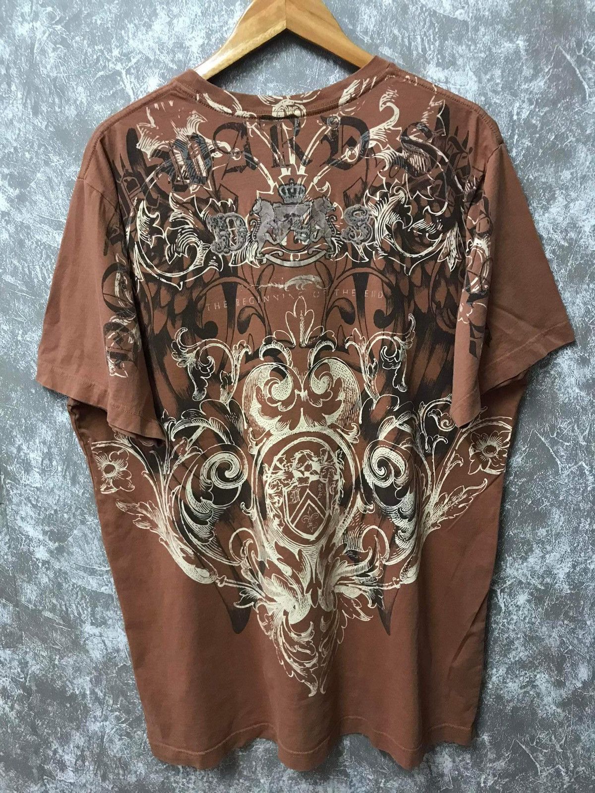 Affliction Affliction Skull Y2K Graphic Tee Size US XL / EU 56 / 4 - 2 Thumbnail