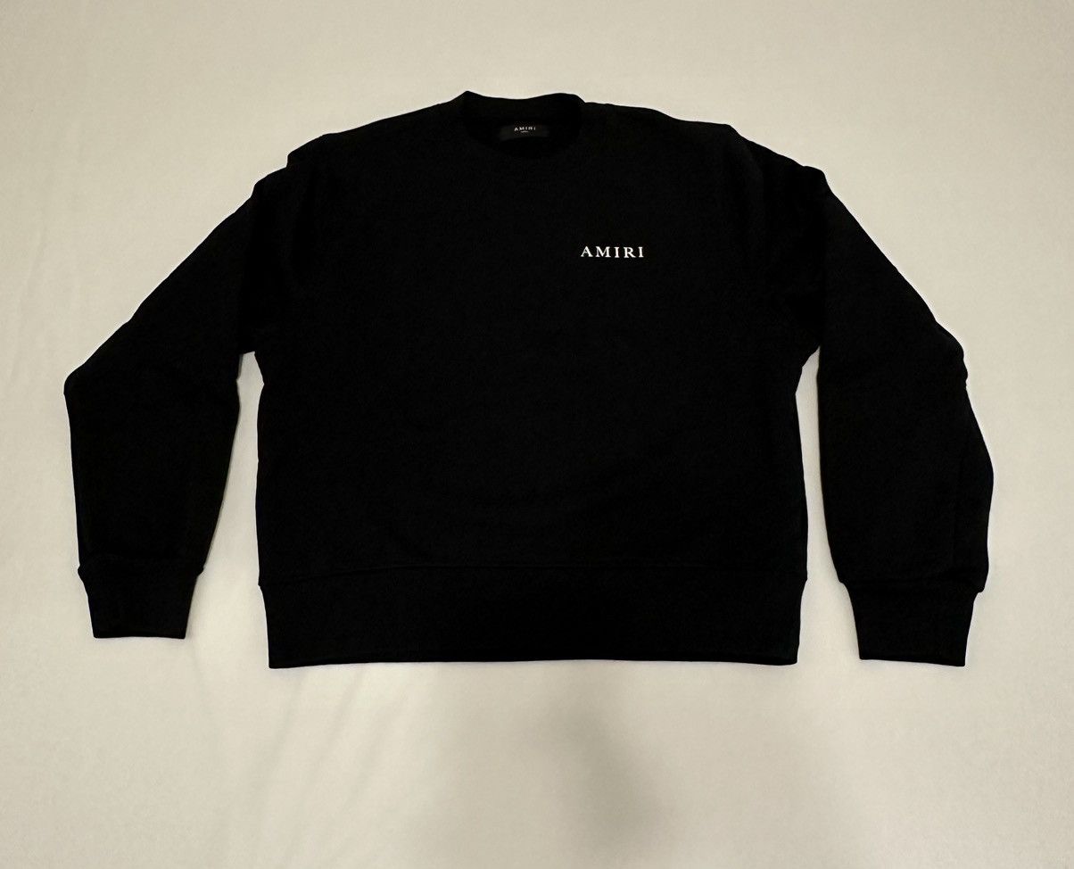 image of Amiri Crewneck in Black, Men's (Size Small)