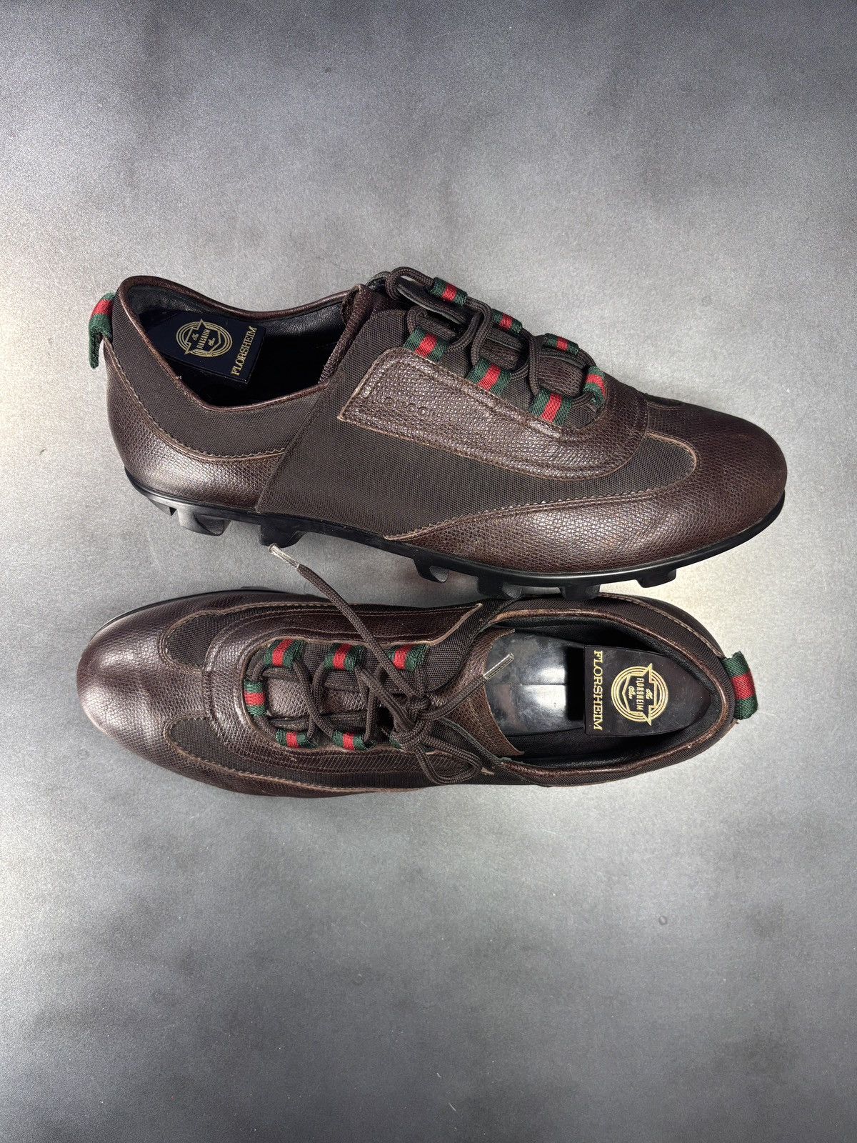 Gucci Gucci F/W 2005 Shoes Leather Sneakers GATs Cleat Soccer Foot Size US 10.5 / EU 43-44 - 1 Thumbnail