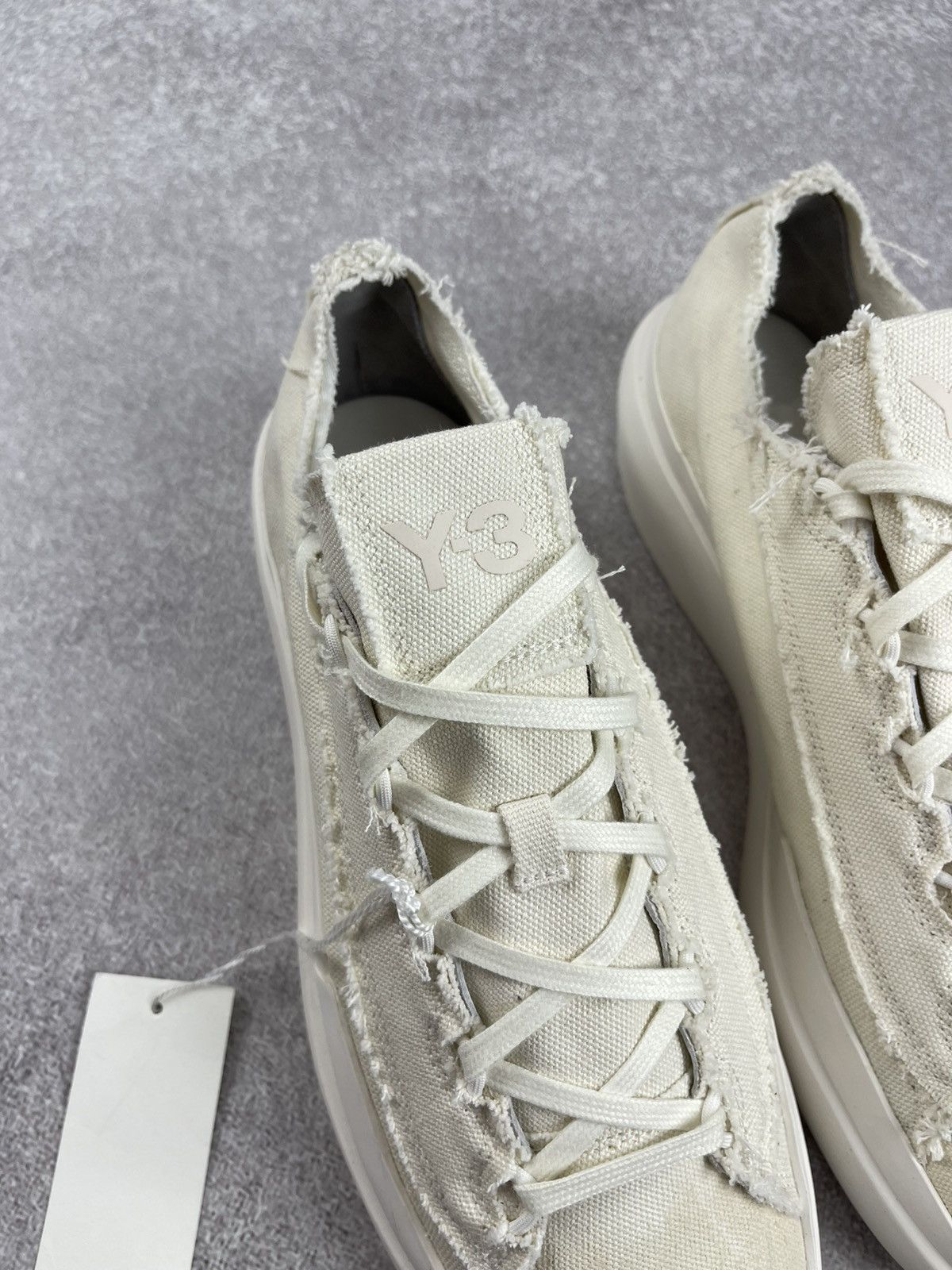 Y-3 Adidas Y-3 Yohji Yamamoto Nizza Low Beige Sneakers Size US 10.5 / EU 43-44 - 6 Thumbnail