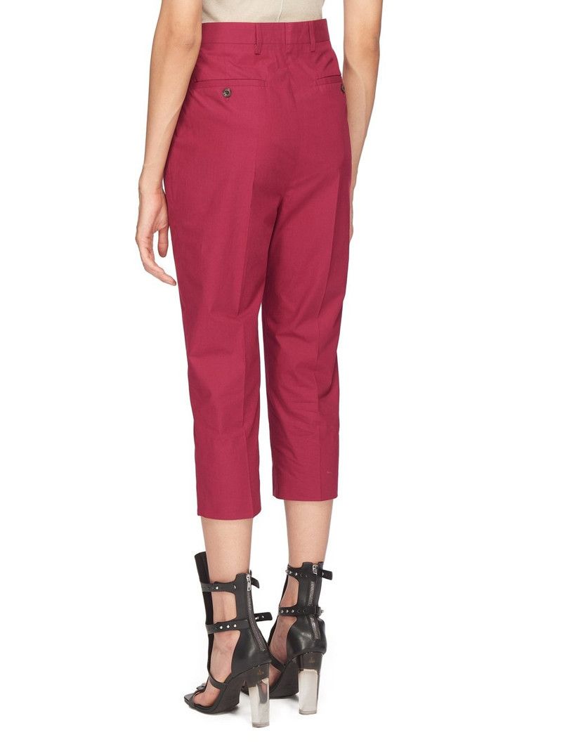 Rick Owens o1y0126 Casual Pant in Magenta Size 34" / US 12 / IT 48 - 3 Thumbnail