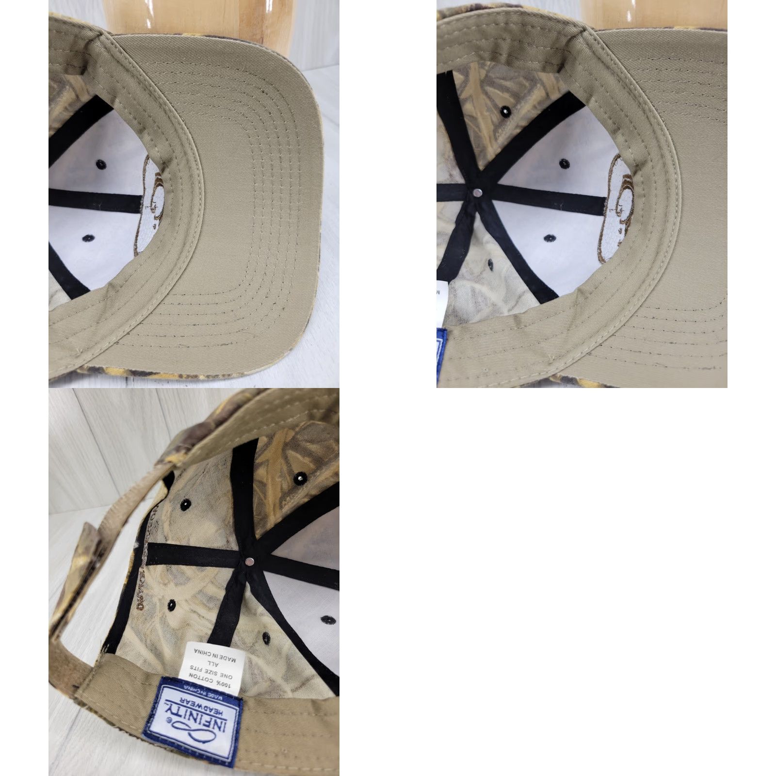 Vintage Drake Waterfowl Duck Hunting Hat Cap Strapback Camouflage Brown Advantage Max Men Adjustable Brown Camouflage Cap Hat Baseball Style Baseball Cap Mens Size ONE SIZE - 9 Thumbnail