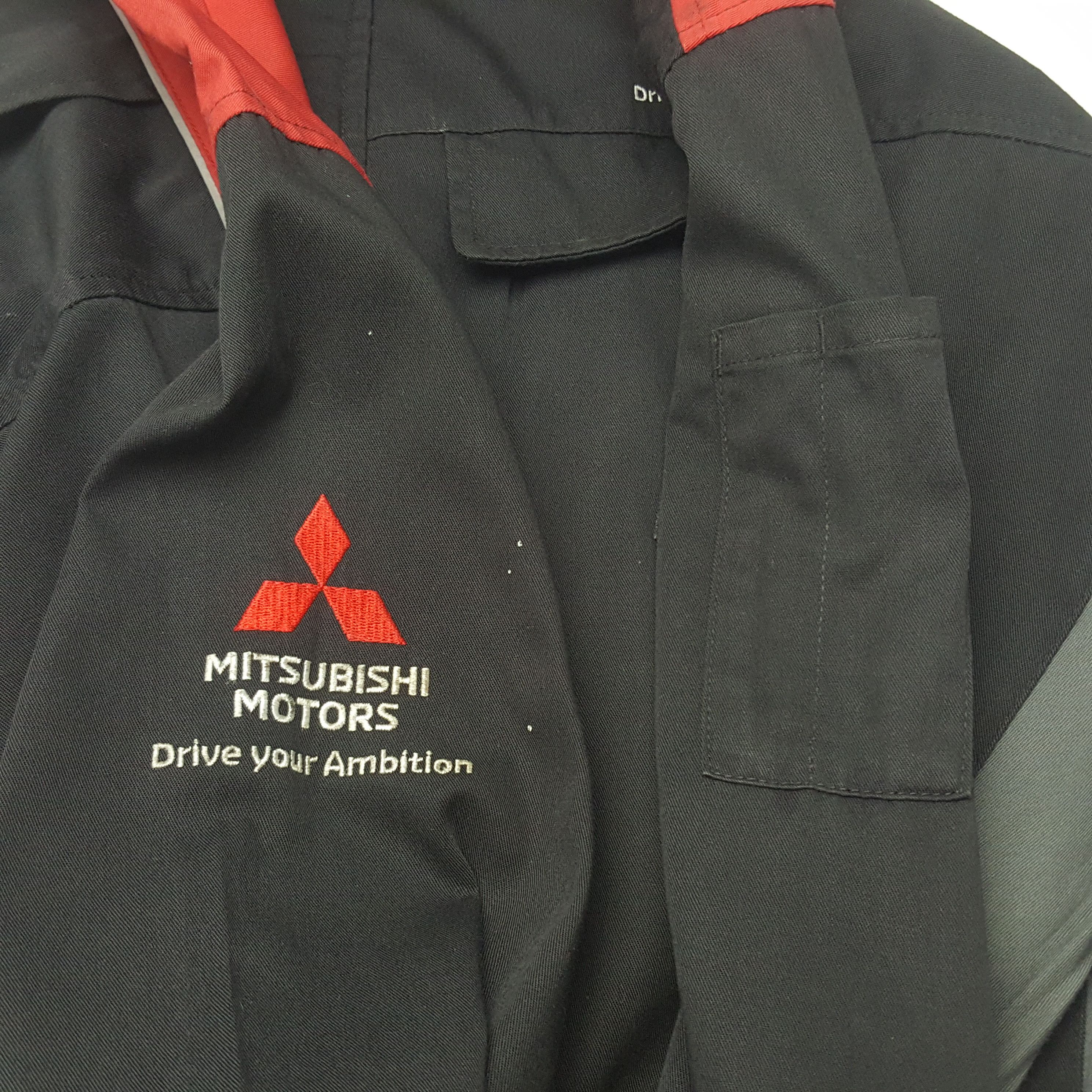 Japanese Brand × Vintage Vintage Mitsubishi Motors Racing Team Coverall Jacket Size US XL / EU 56 / 4 - 13 Thumbnail