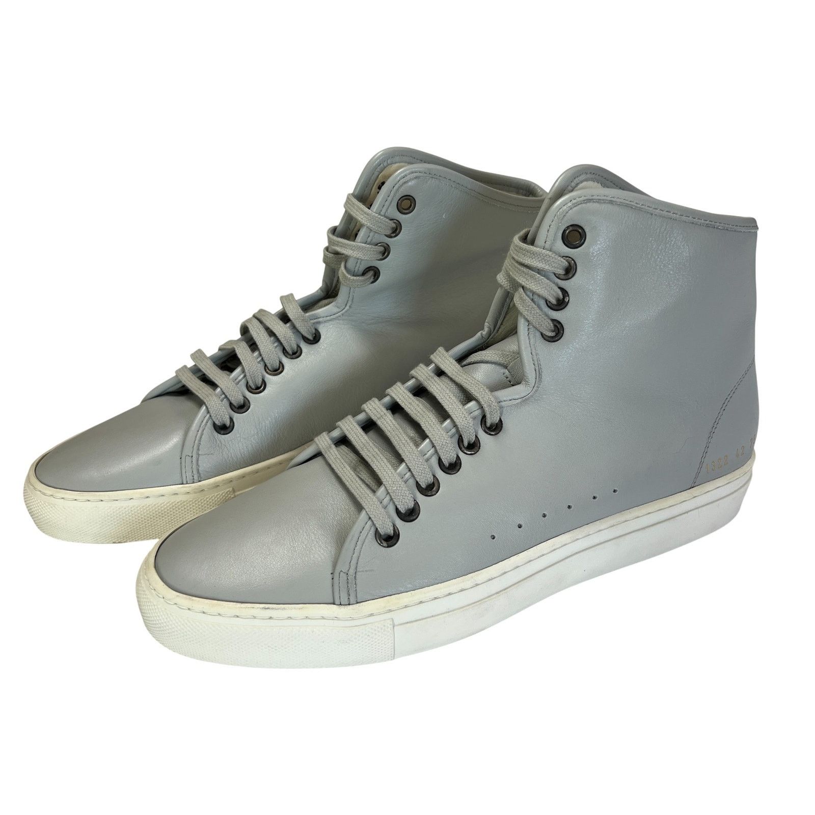 Common Projects Common Projects Tournament High Top Sneakers EU42 Grey ITALY Size US 9 / EU 42 - 1 Thumbnail