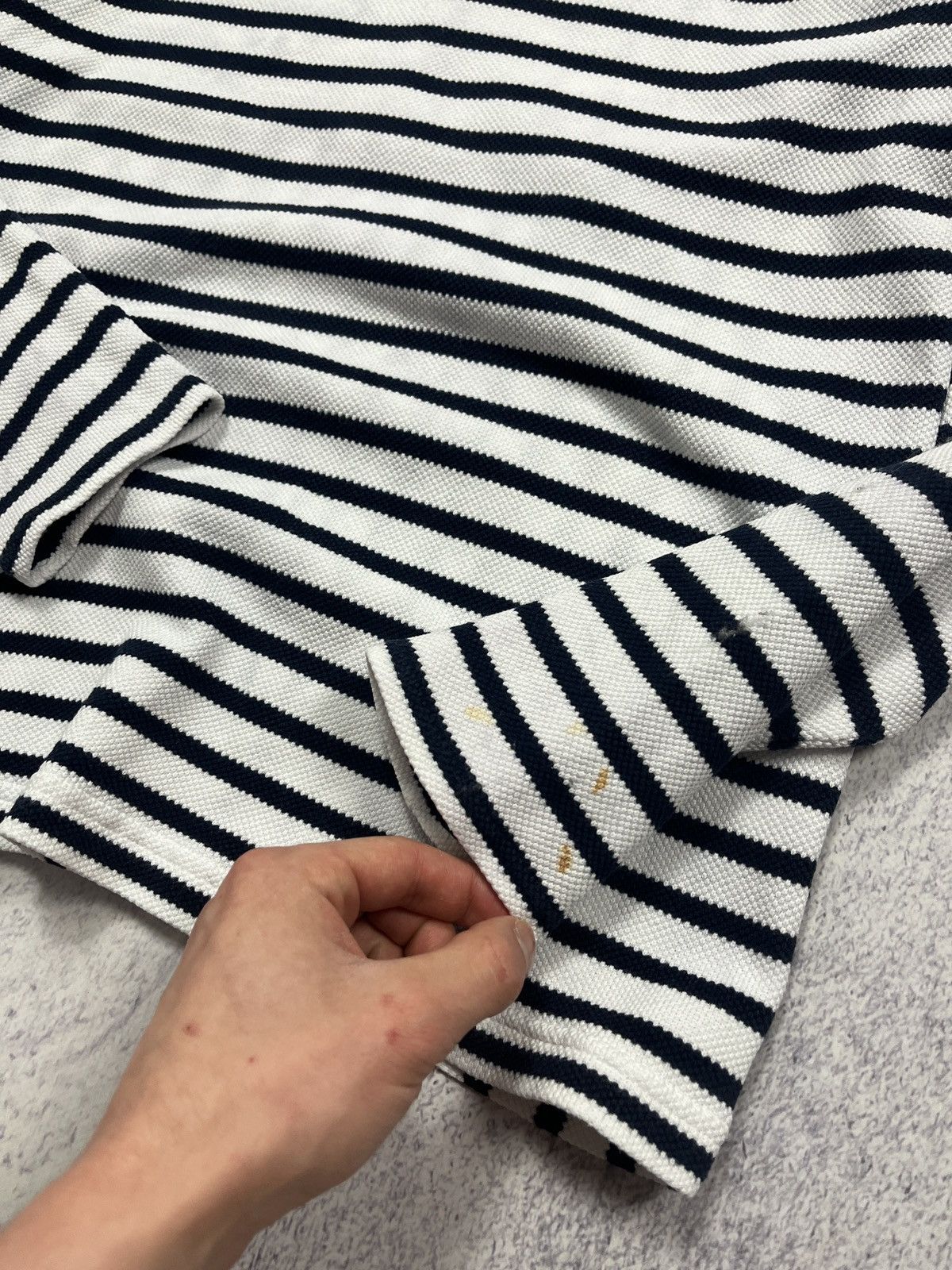 Lacoste × Other Lacoste Live Long Sleeve Striped Polo T-Shirt Size US S / EU 44-46 / 1 - 7 Thumbnail