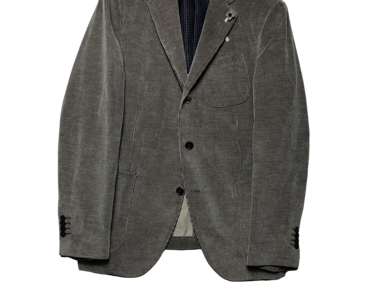 Lardini Lardini corduroy cotton/cashmere blazer jacket Size US L / EU 52-54 / 3 - 4 Thumbnail