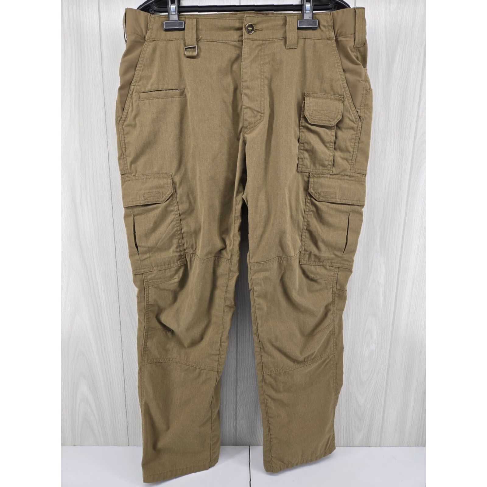 Vintage 5.11 Tactical Series Men Pants 36x30 Cargo Utility Ripstop Double Knee Brown Size US 36 / EU 52 - 2 Thumbnail