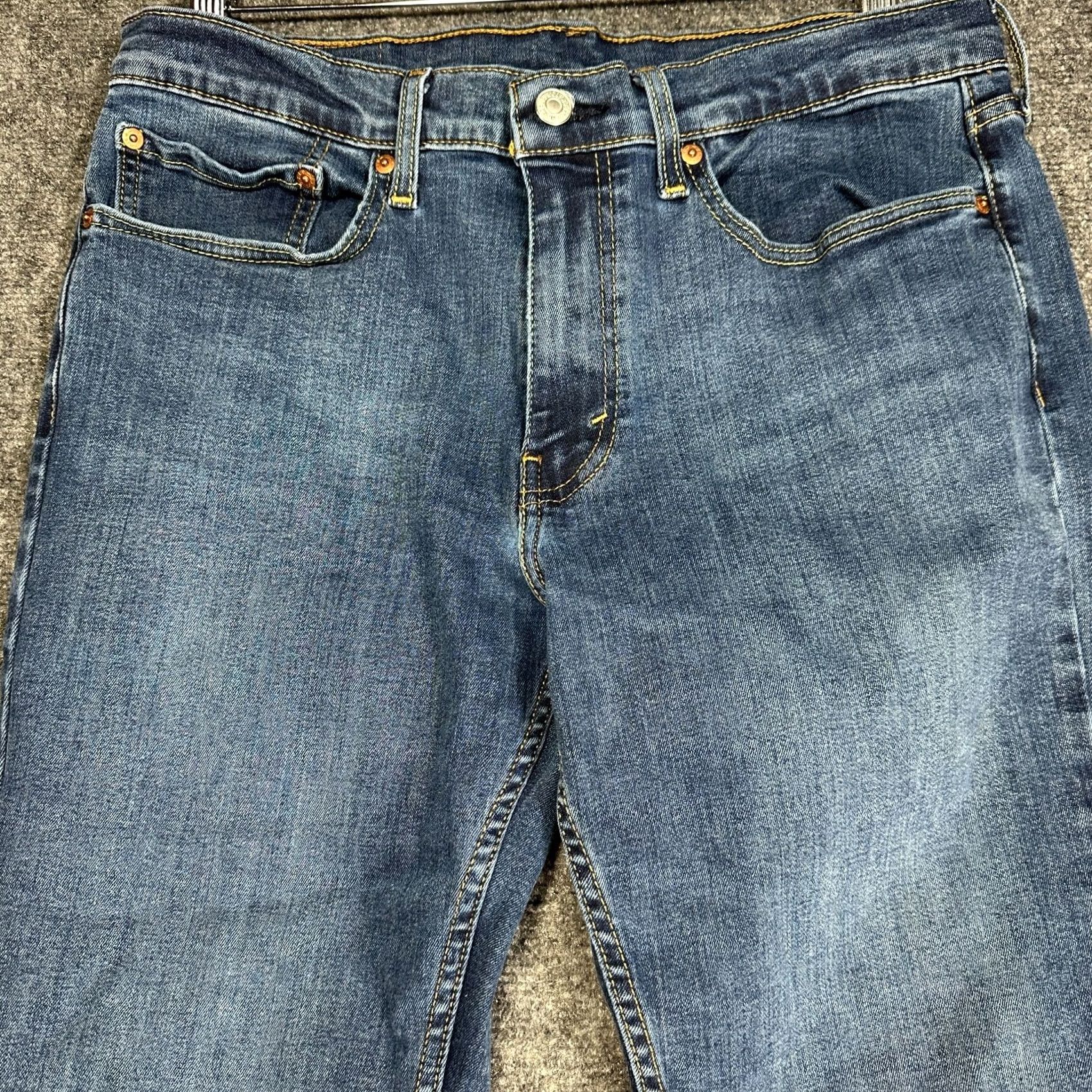 Levi's Levi's 511 Jeans Mens 34 Slim Straight Mid Wash 5-Pocket Denim Cotton Blend Zip Jeans Levis 511 Mens Size 34 Blue Size US 34 / EU 50 - 3 Thumbnail