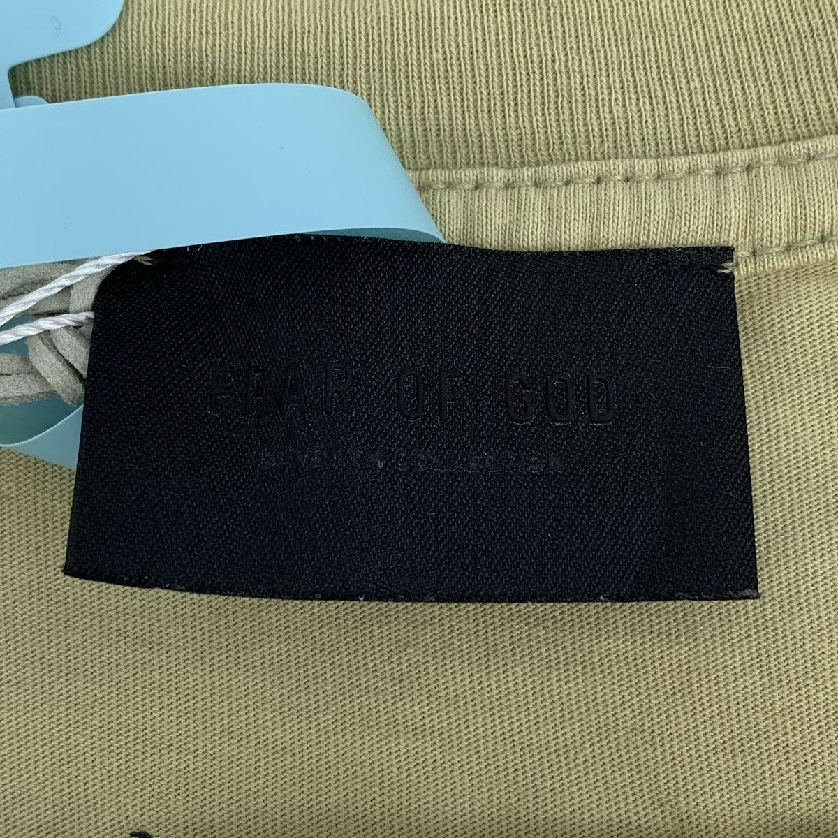 Fear of God Fear Of God Brown Logo Flocked Short Sleeve T-Shirt K26WX Size US M / EU 48-50 / 2 - 5 Thumbnail
