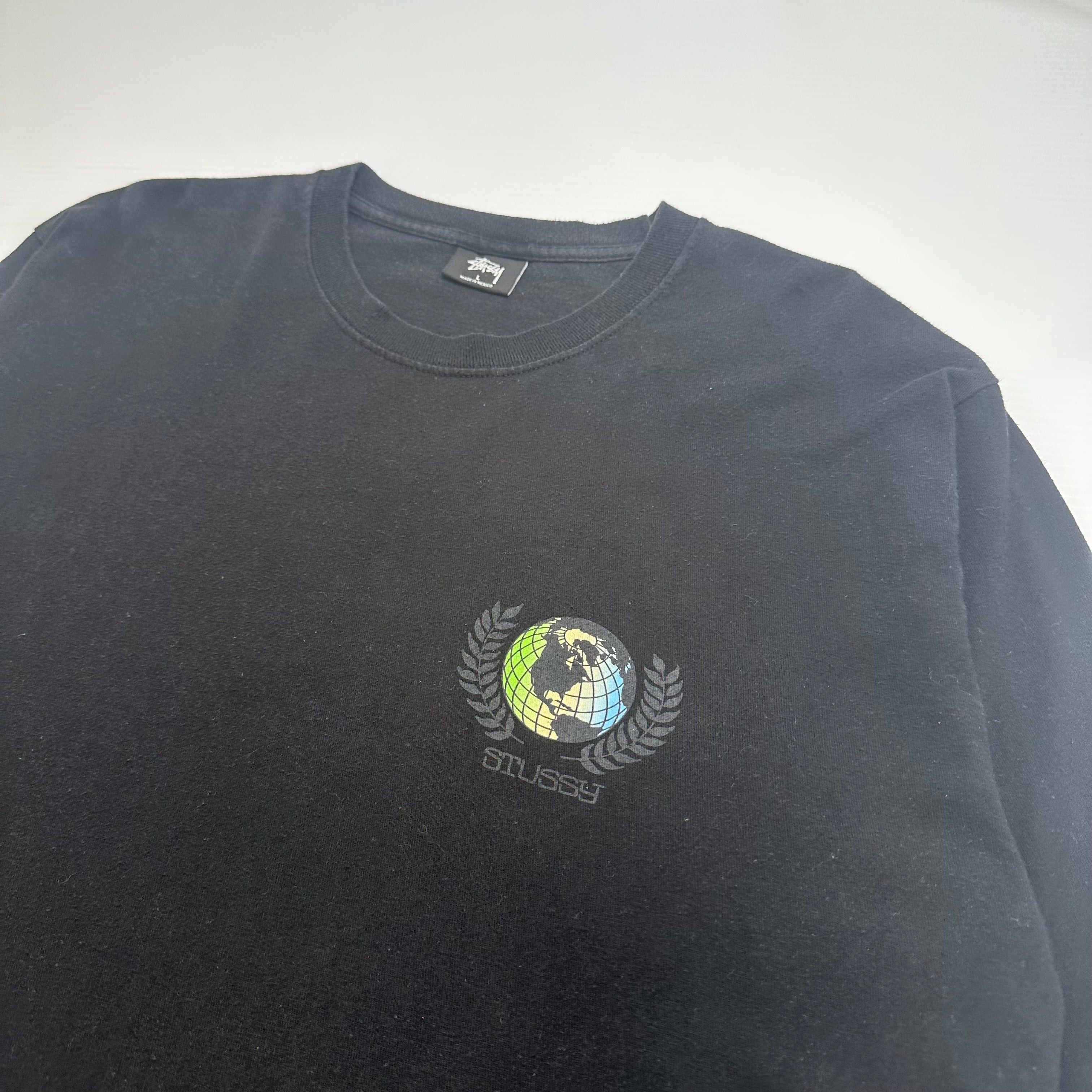 Stussy Stussy Globe Graphic Longsleeve Shirt L Size US L / EU 52-54 / 3 - 3 Thumbnail
