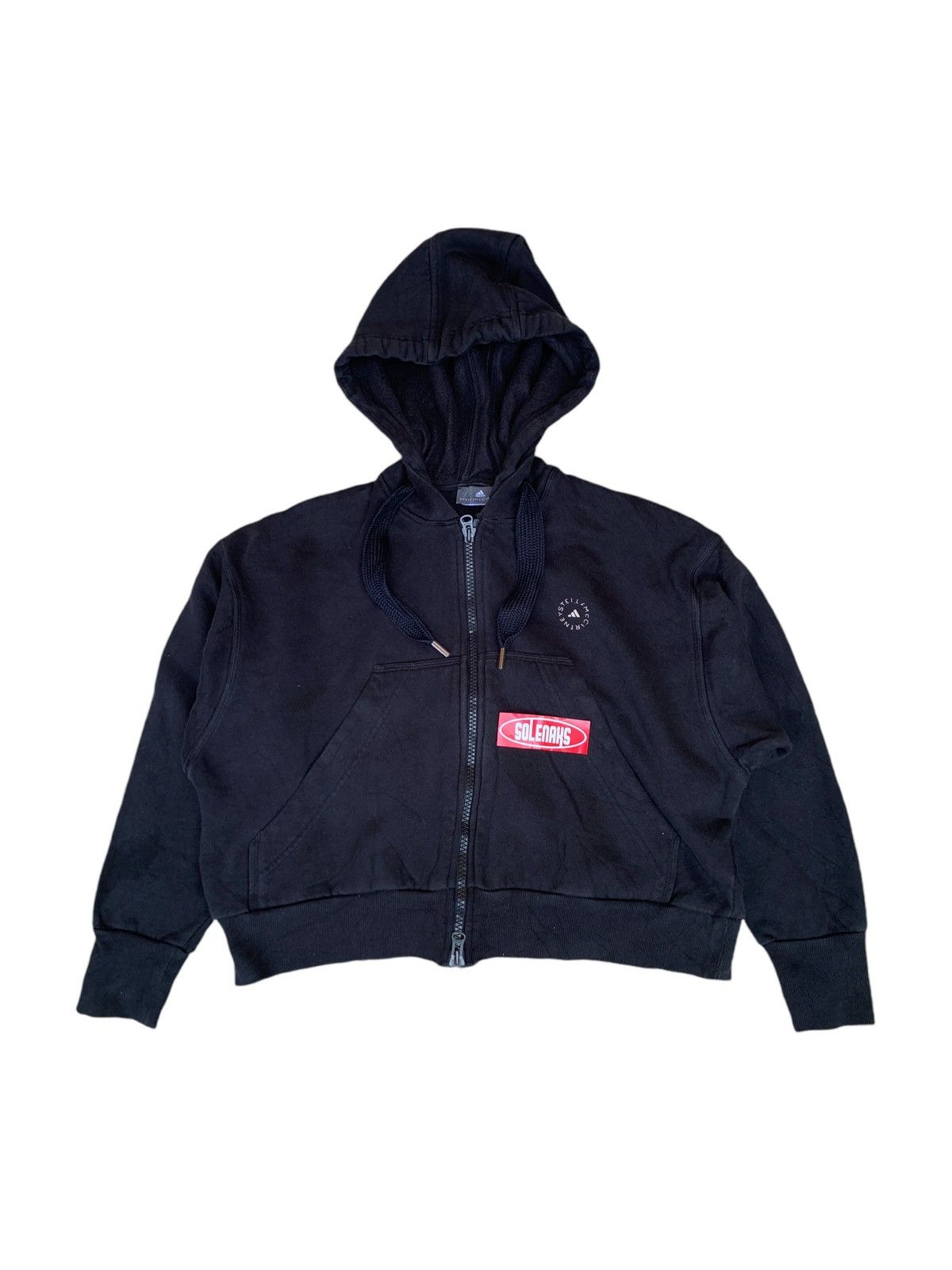 Adidas × Designer Adidas stella mccartney cropped hoodie Size M / US 6-8 / IT 42-44 - 3 Thumbnail