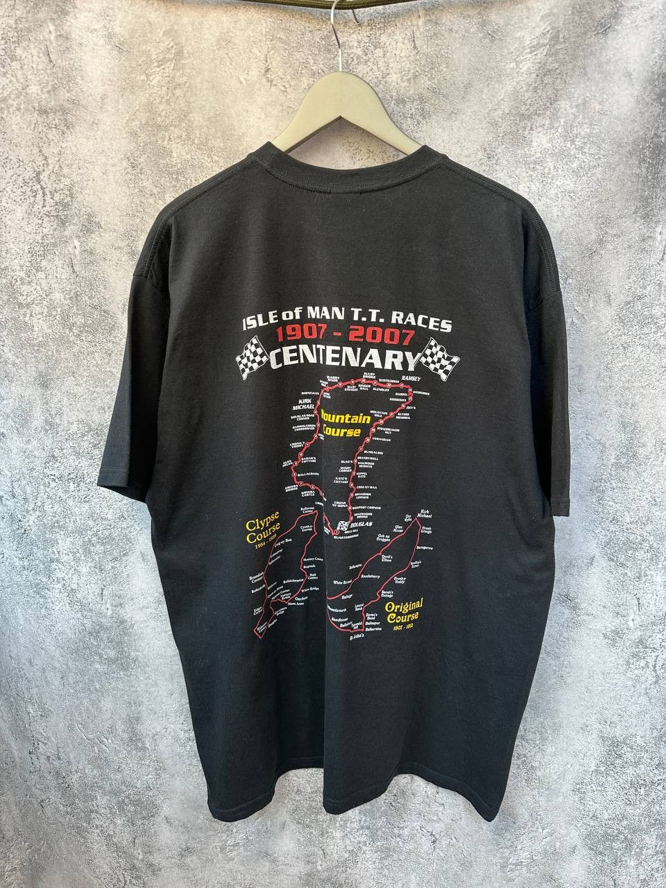 Vintage ISLE OF MAN TT RACES 1907-2007 "Centenary" Course T-Shirt Size US XXL / EU 58 / 5 - 3 Thumbnail