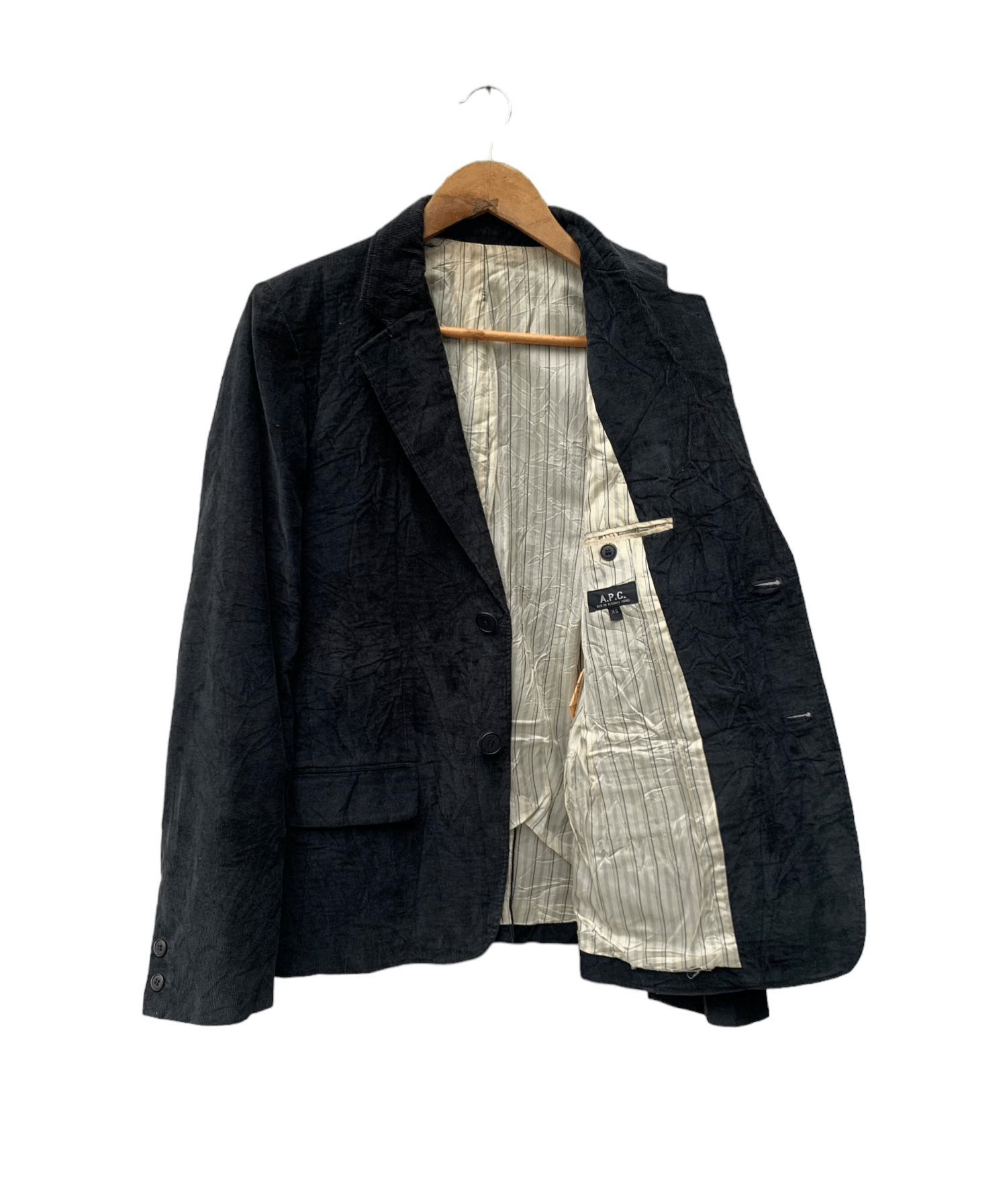 A.P.C. Vintage A.P.C Velvet Blazer Jacket Size US M / EU 48-50 / 2 - 4 Thumbnail