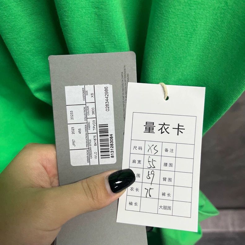 Balenciaga Balenciaga Green Logo Short Sleeve T-Shirt-2506 Size US XS / EU 42 / 0 - 4 Thumbnail