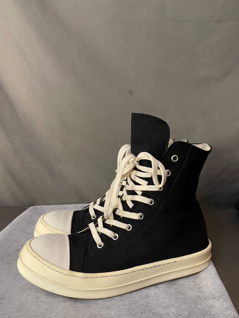Rick Owens Rick Owens High-Top Canvas Sneakers-yf Size US 9.5 / EU 42-43 - 1 Thumbnail
