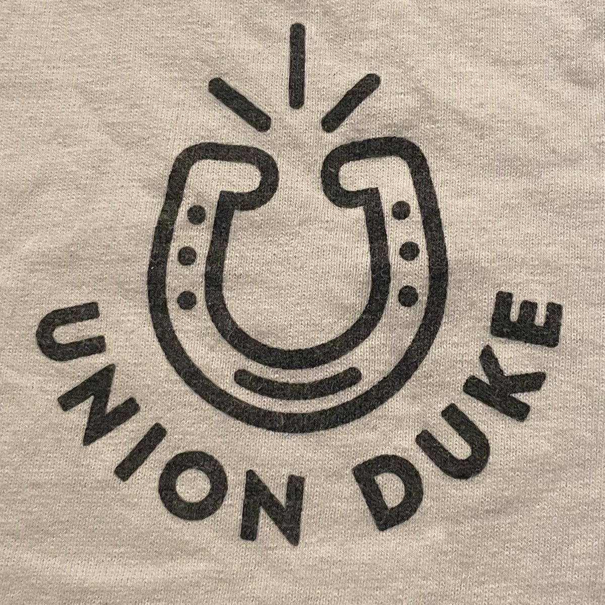 Alstyle Vintage Y2K Union Duke White & Black Half Sleeve T-Shirt Size US L / EU 52-54 / 3 - 2 Thumbnail
