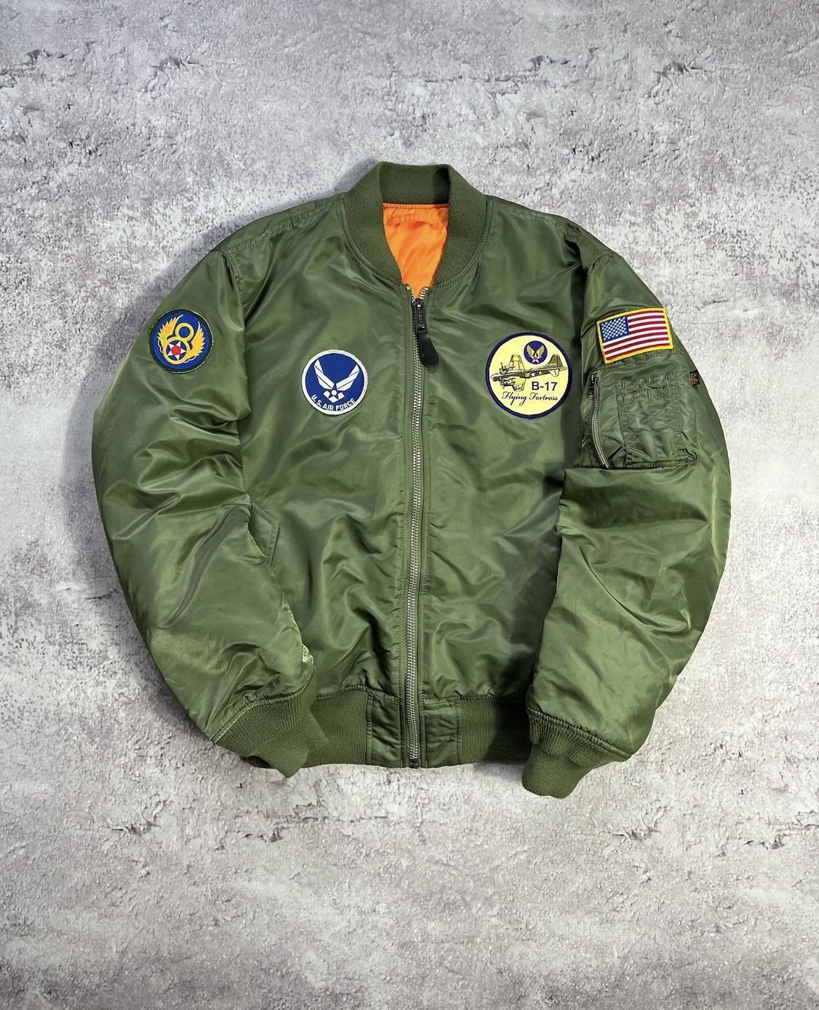 Vintage Alpha Industries Mil-j-82790j(usaf) MA-1 Bomber Flight