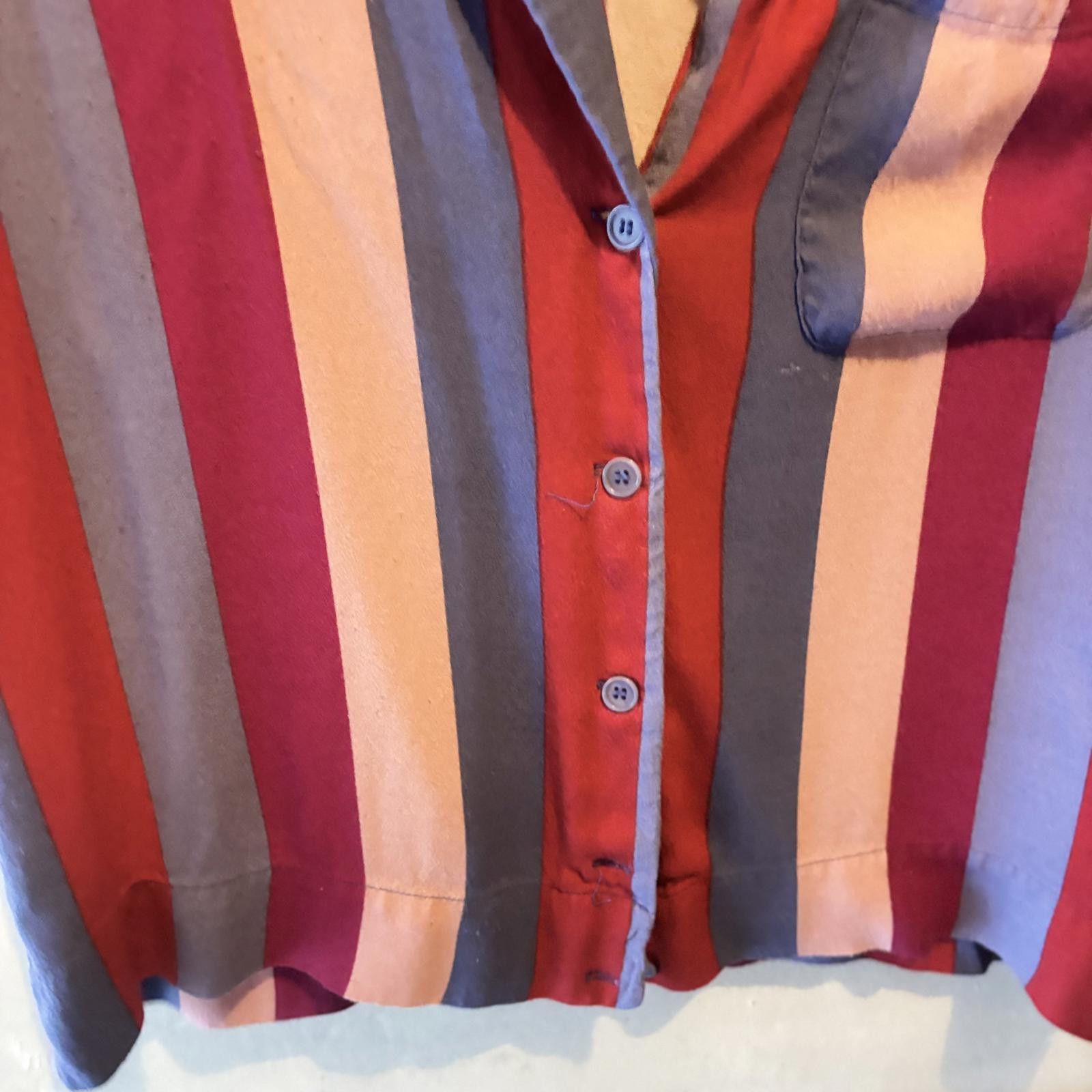 Election Reform Colorful Striped Button-Up Shirt Size S / US 4 / IT 40 - 4 Thumbnail