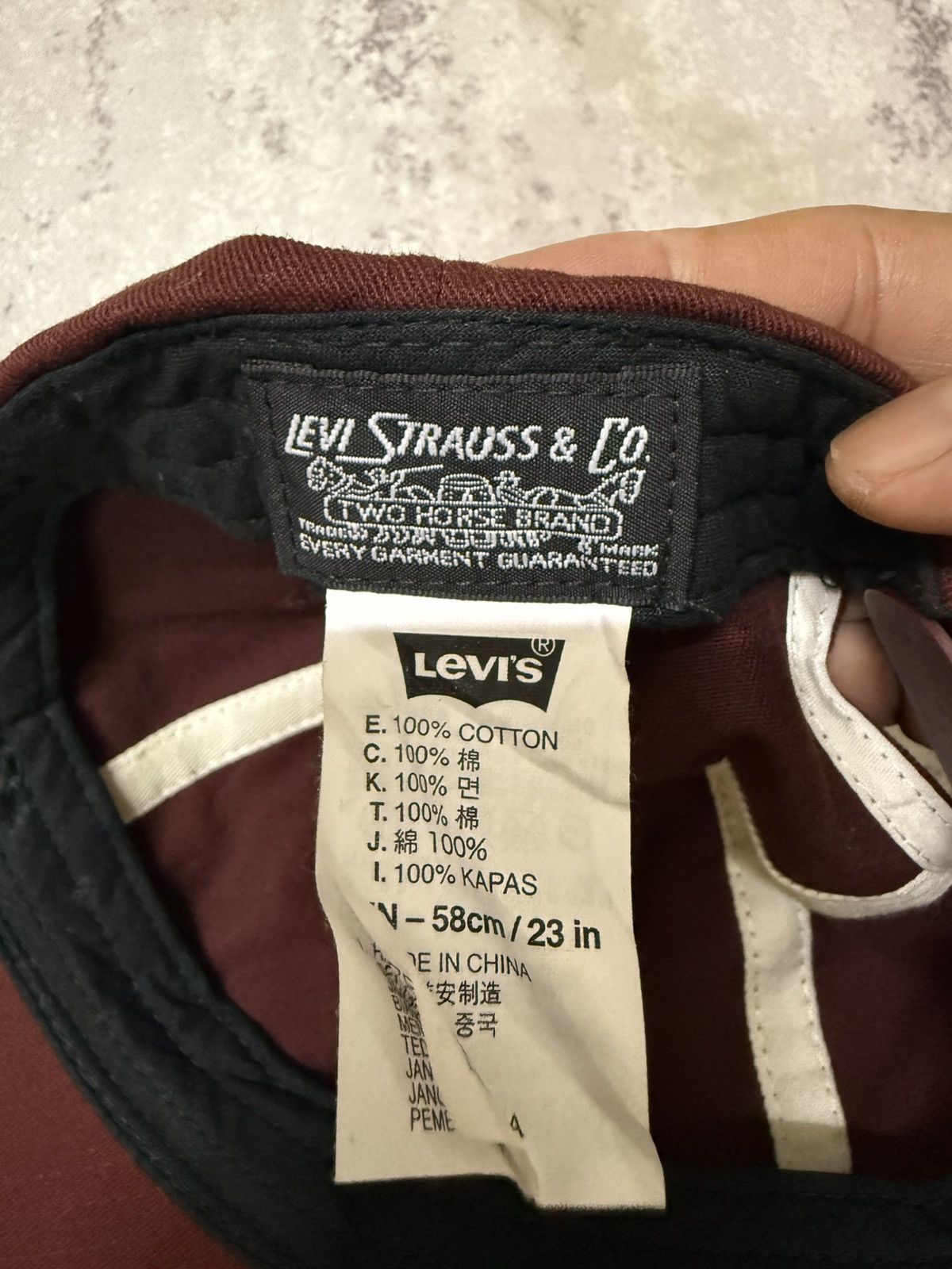 Levi's Levi’strauss & Co Two Horse Brand Snapback Cap Size ONE SIZE - 9 Thumbnail