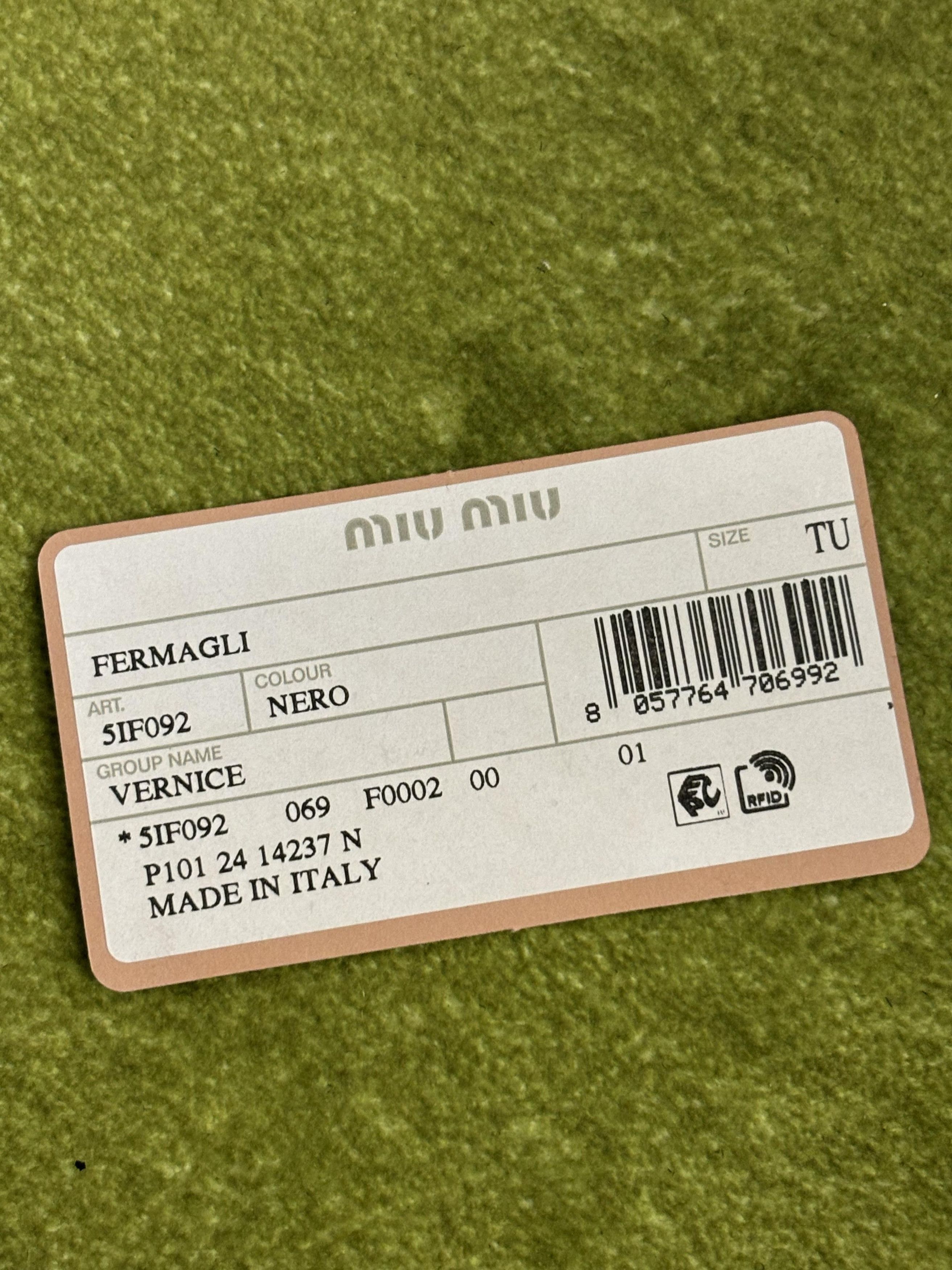 Miu Miu MIU MIU Patent Leather Hair Clip Size ONE SIZE - 7 Thumbnail