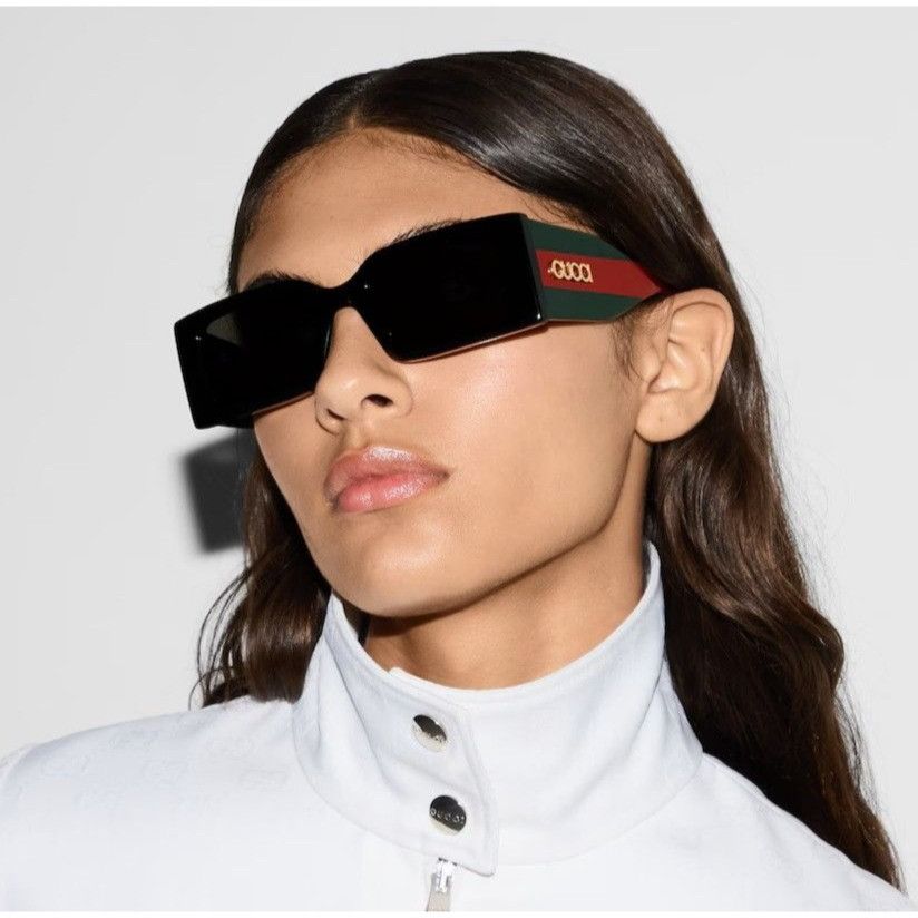 Gucci NEW GUCCI GG1860S 001 BLACK UNISEX SUNGLASSES GUCCI Size ONE SIZE - 3 Thumbnail