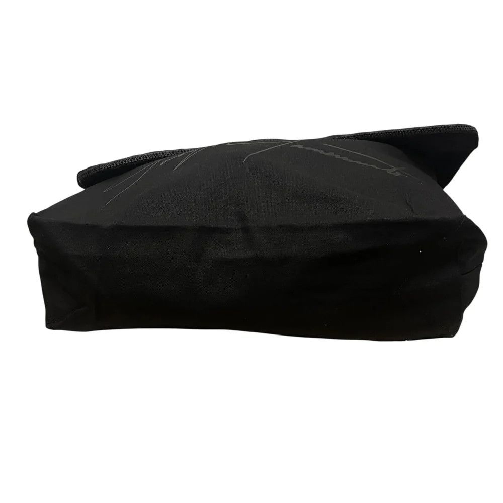 Yohji Yamamoto YOHJI YAMAMOTO/black Zip 2-way shoulder bag with logo Size ONE SIZE - 4 Thumbnail