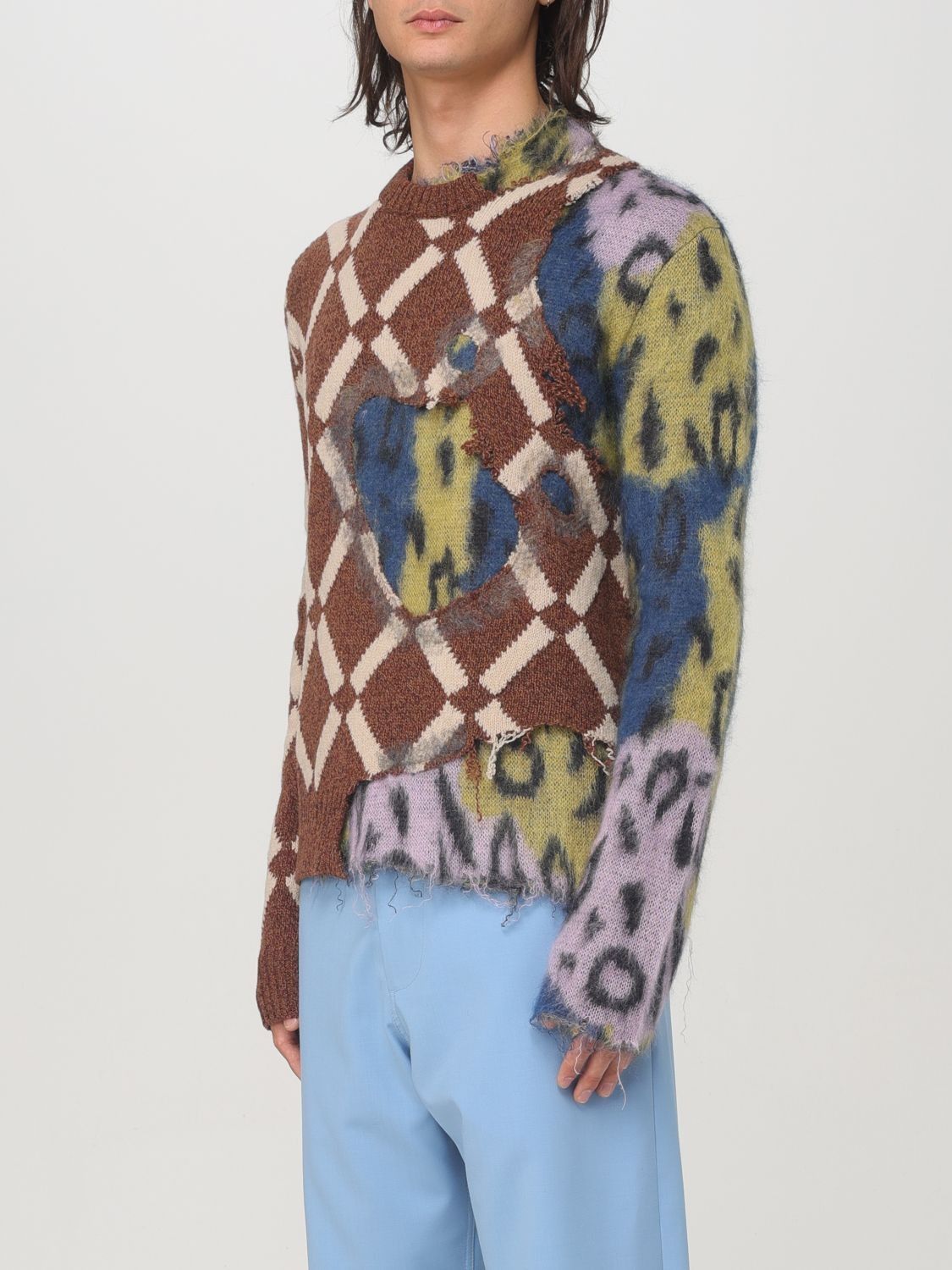 Marni o1w1db11125 Sweater in Multicolor Size US XL / EU 56 / 4 - 2 Thumbnail