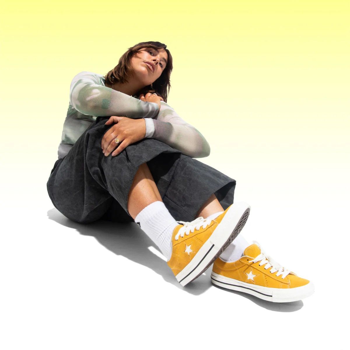 Converse yellow converse one star sneakers Size US 7.5 / EU 40-41 - 6 Thumbnail