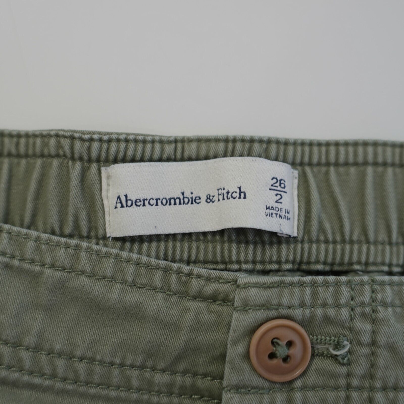 Abercrombie & Fitch Abercrombie & Fitch Green Cargo Pants Size 2 27/31 High Rise Size 26" / US 2 / IT 38 - 6 Thumbnail