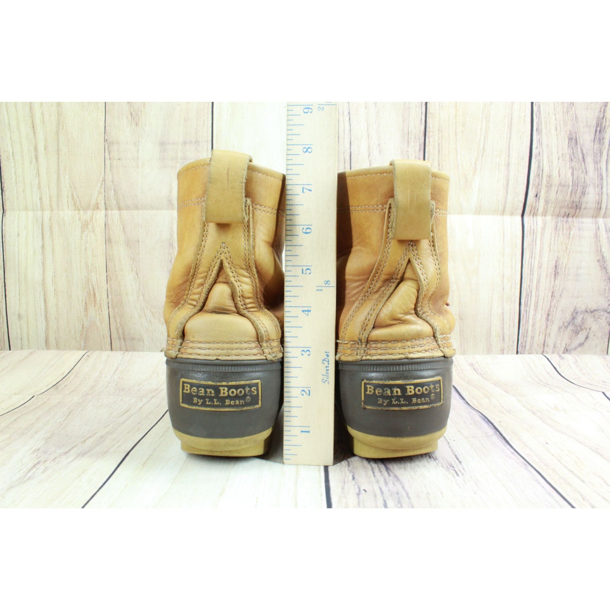 L.L. Bean × Leather LL Bean Women’s 8" Insulated Duck Boots Leather Size 10 Size US 10 / IT 40 - 7 Thumbnail