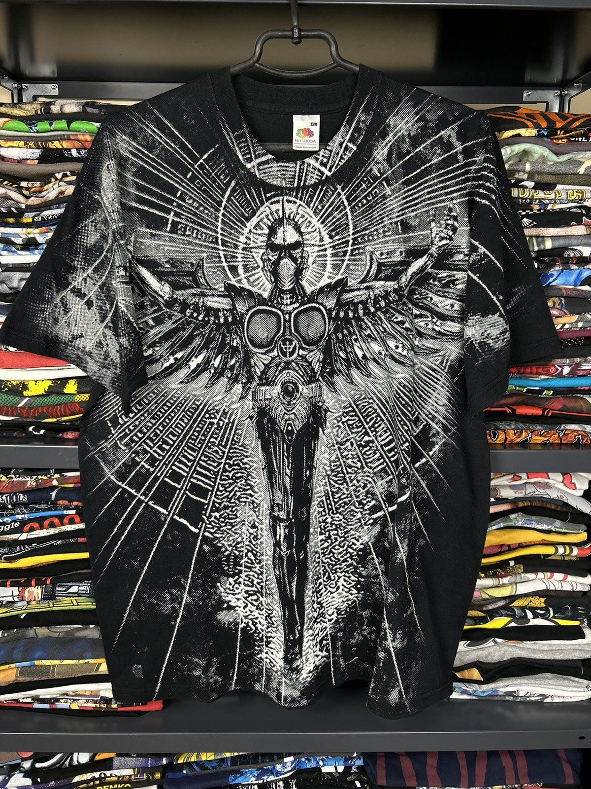 Band Tees × Vintage Vintage 2005 Judas Priest All Over Print Tee Size US XL / EU 56 / 4 - 1 Thumbnail
