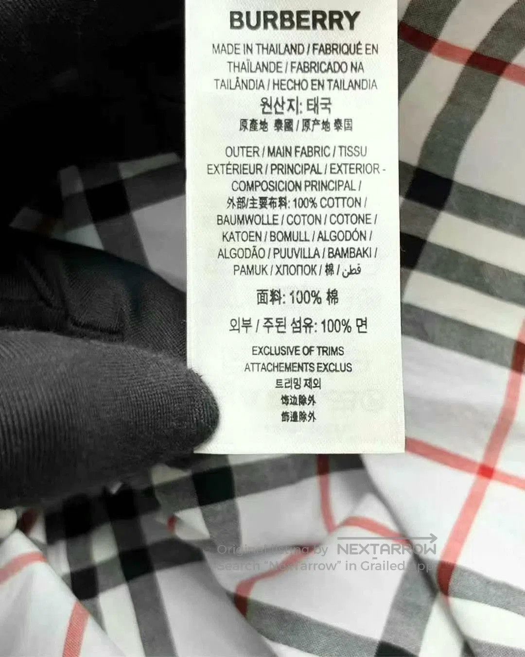 Burberry burberry blue gray plaid long sleeve shirt. Size S / US 4 / IT 40 - 4 Thumbnail
