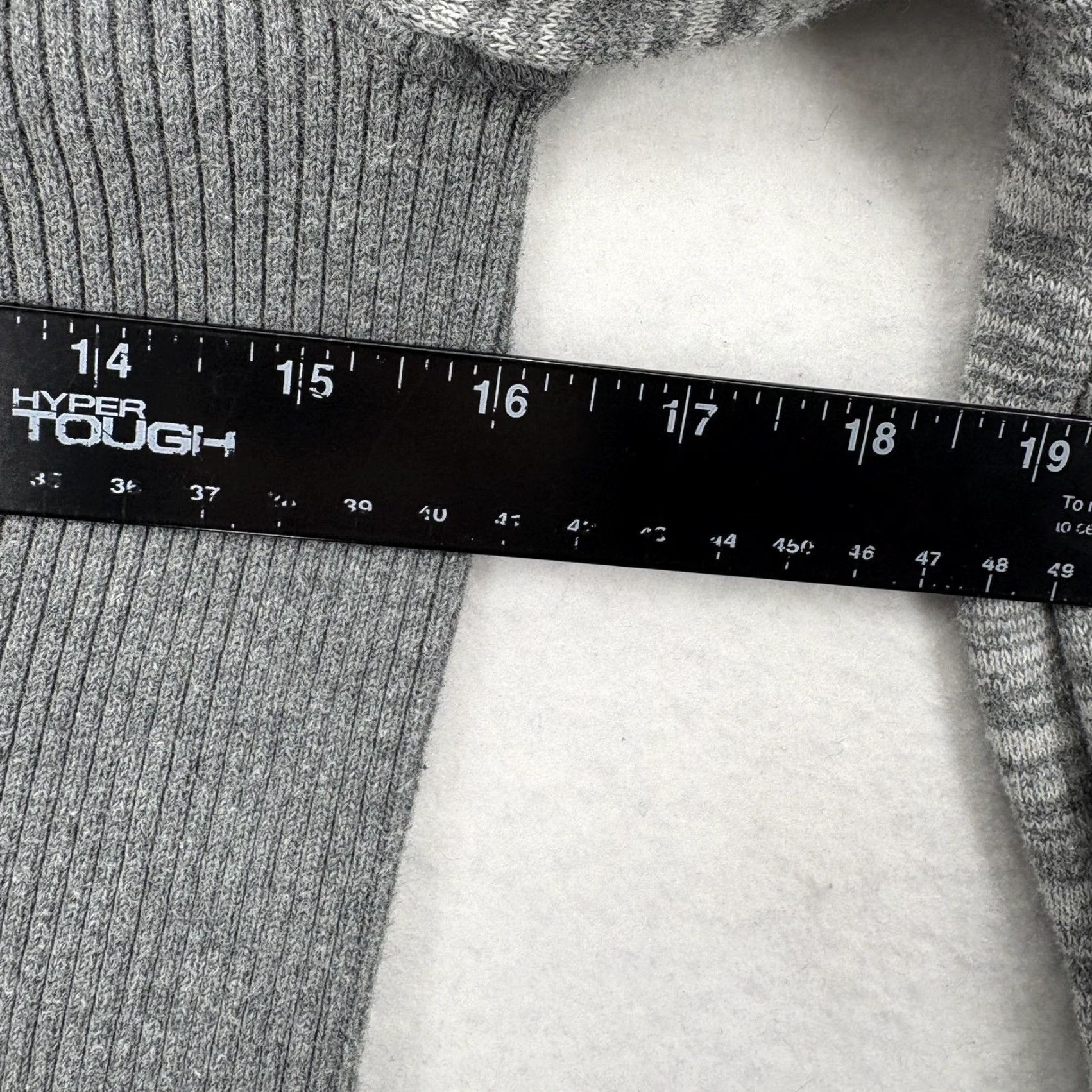 Vintage Skyr Sweater Womens Small Gray Full Zip Knit Jacket Thumbholes Pockets Raglan Size S / US 4 / IT 40 - 7 Thumbnail