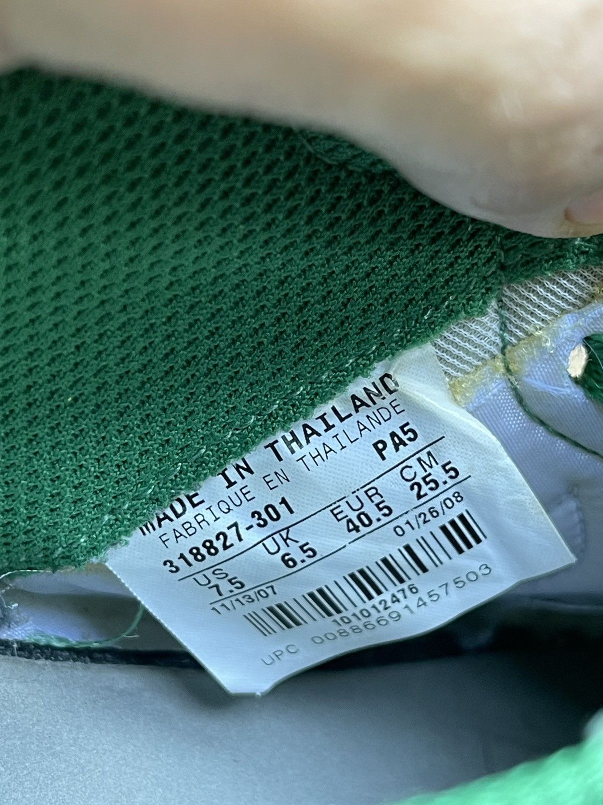 Nike × Vintage 2007 Nike Vintage Waffle Racer forest green Size US 7.5 / EU 40-41 - 9 Thumbnail