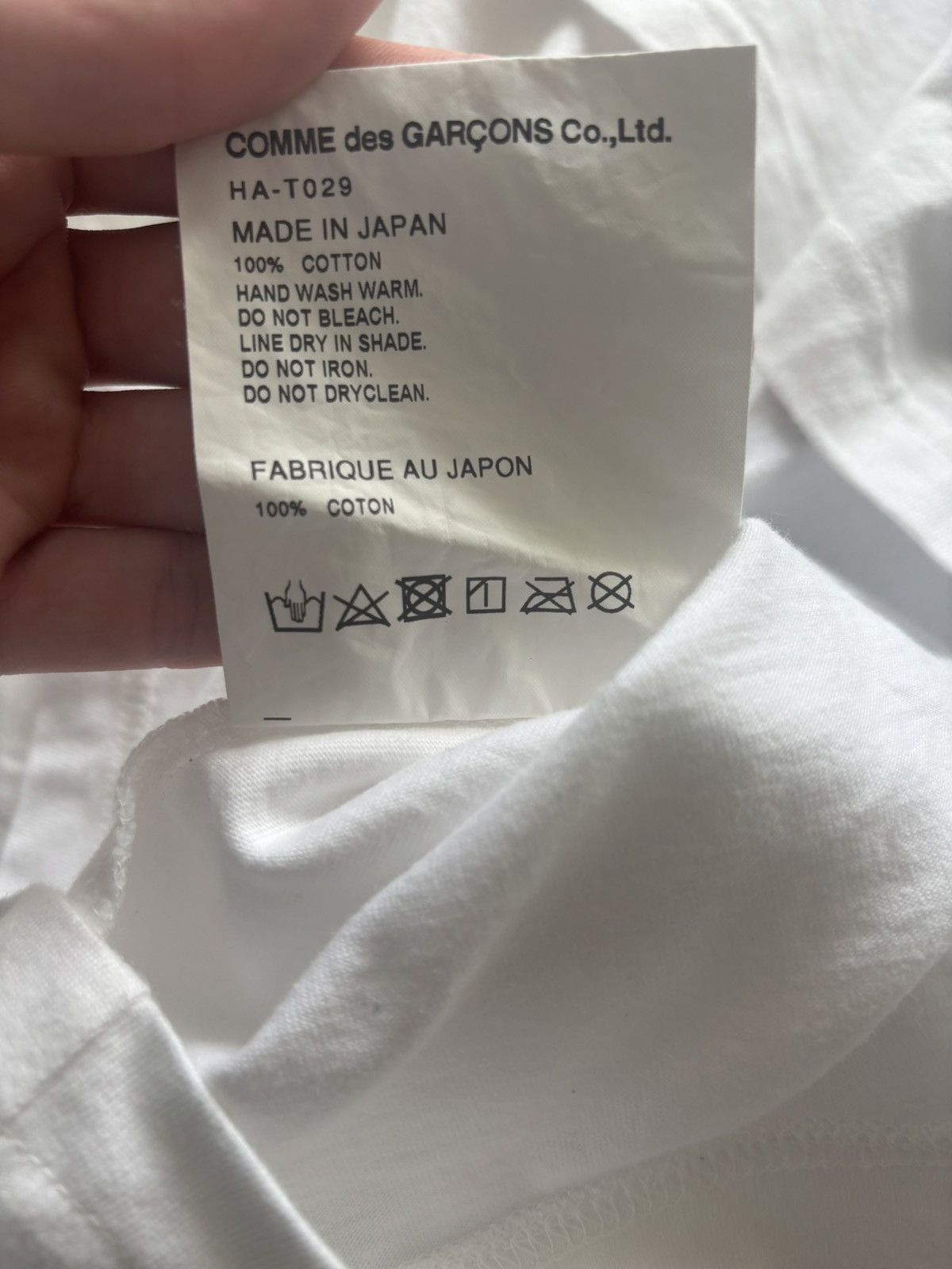 Comme des Garcons Super rare Comme des Garcons AD2017 Print Tee Size US S / EU 44-46 / 1 - 5 Thumbnail