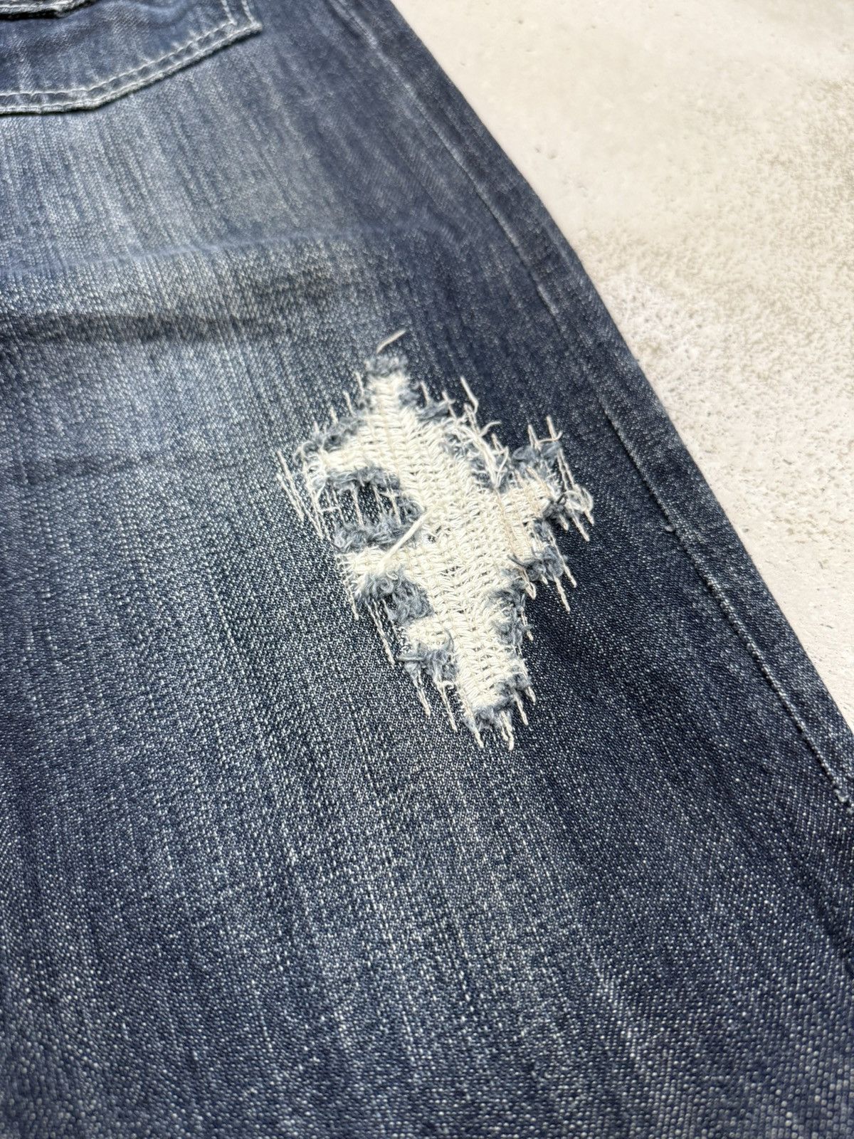 Japanese Brand Sirmione Heavy Stitch Distressed Multipocket Japan Denim Size US 28 / EU 44 - 6 Thumbnail